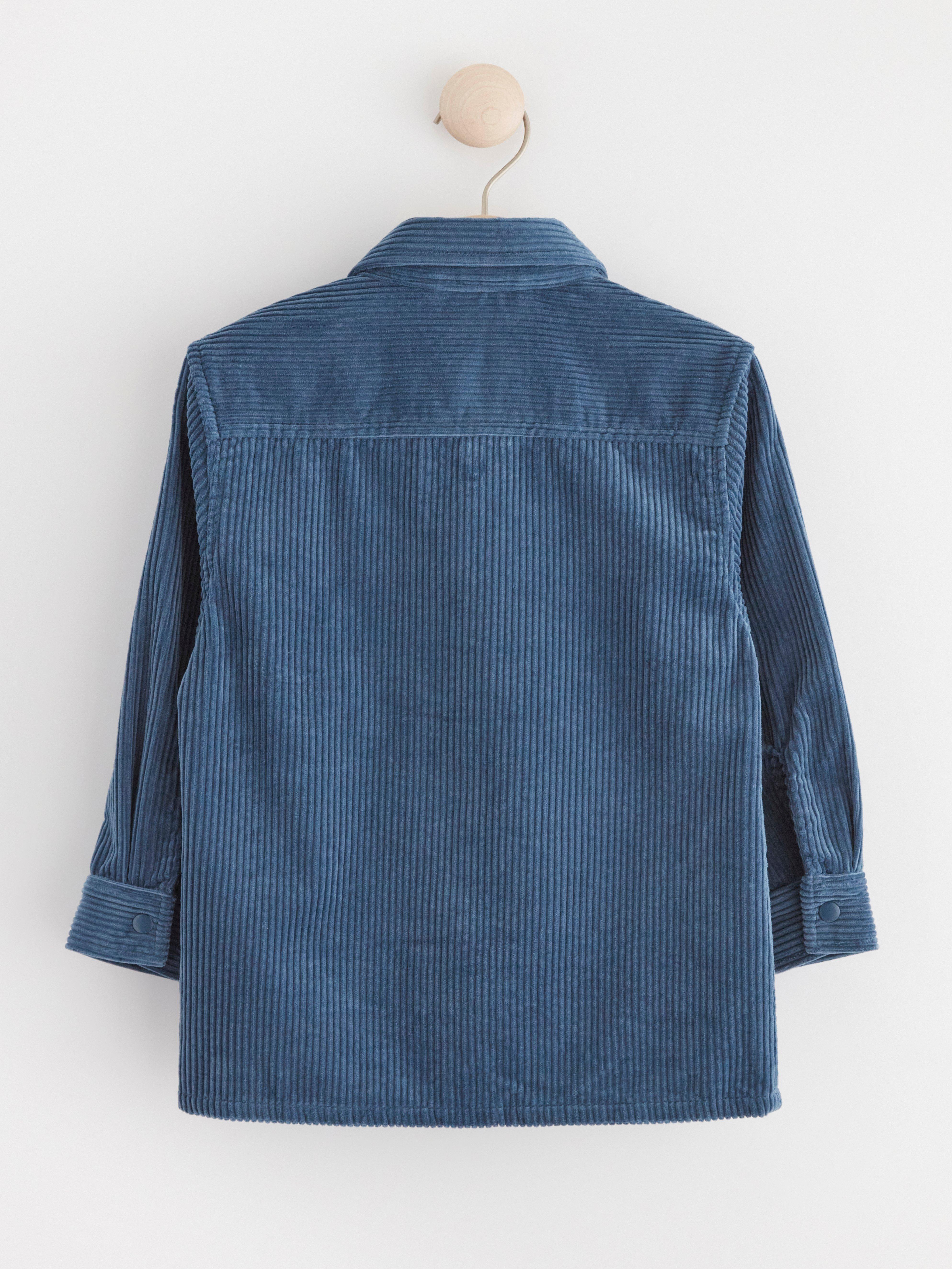 Corduroy shirt Dark Dusty Blue