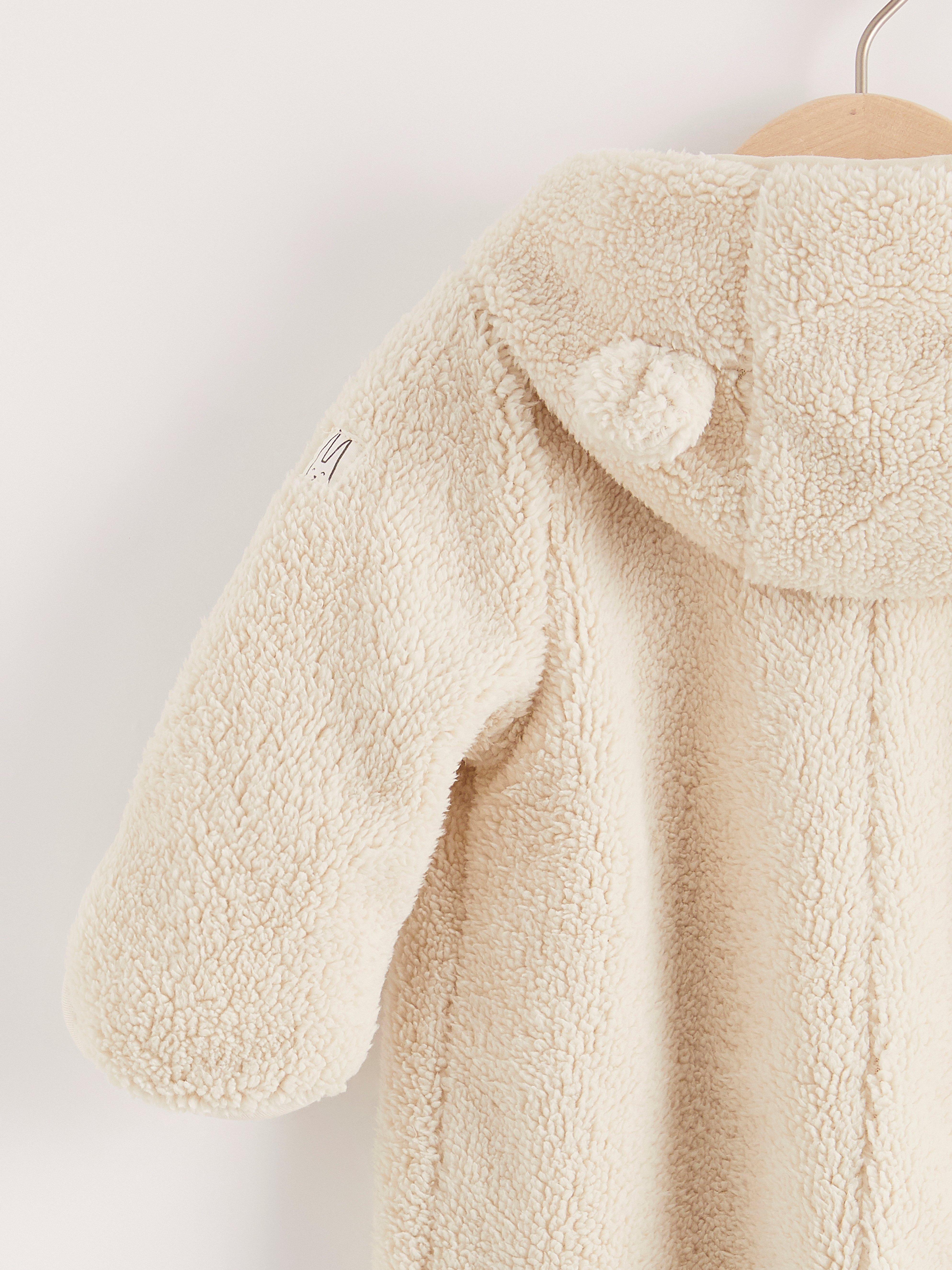 Pile overall with ears Light Beige