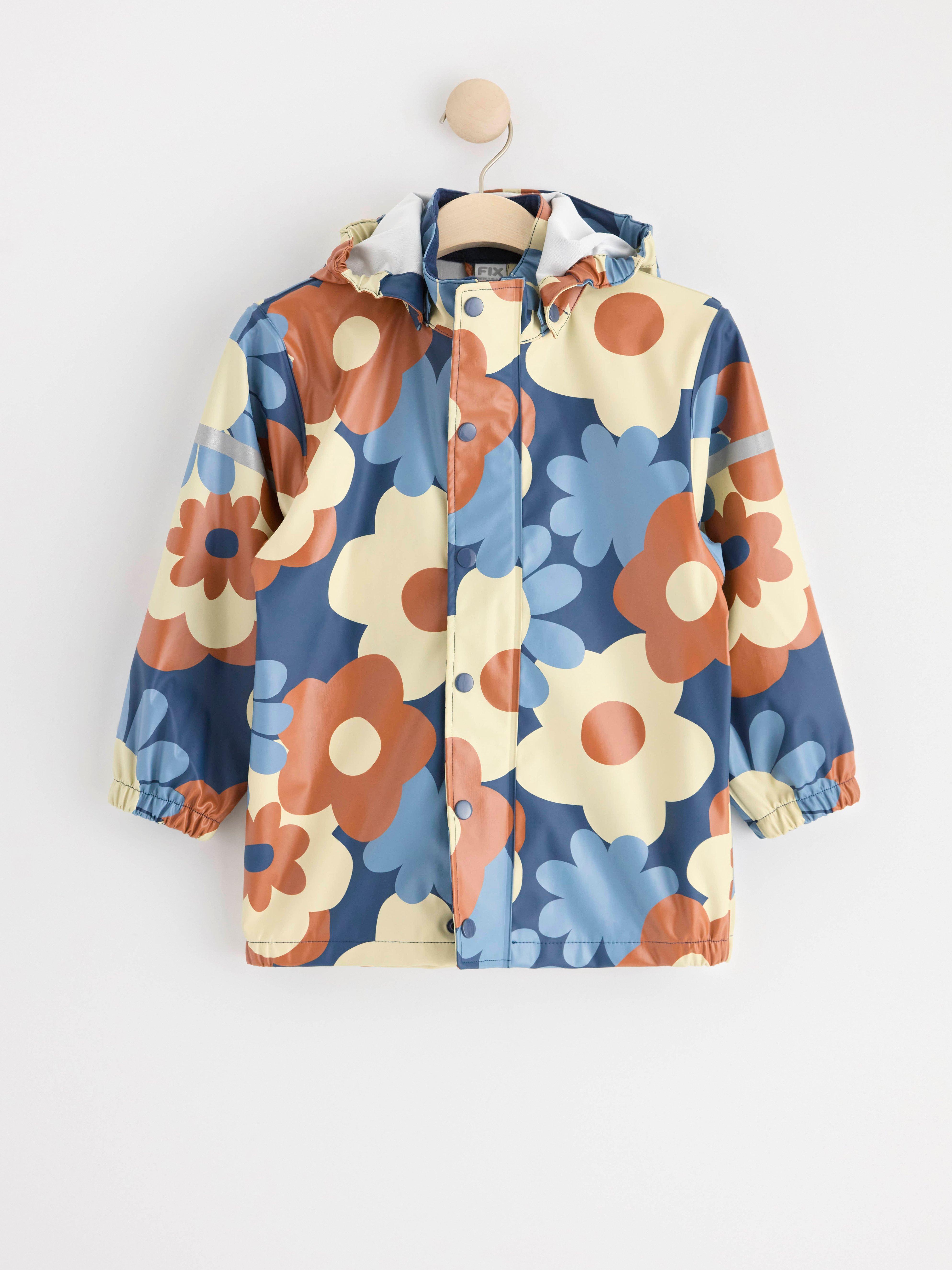 FIX Rain jacket Dark Dusty Blue