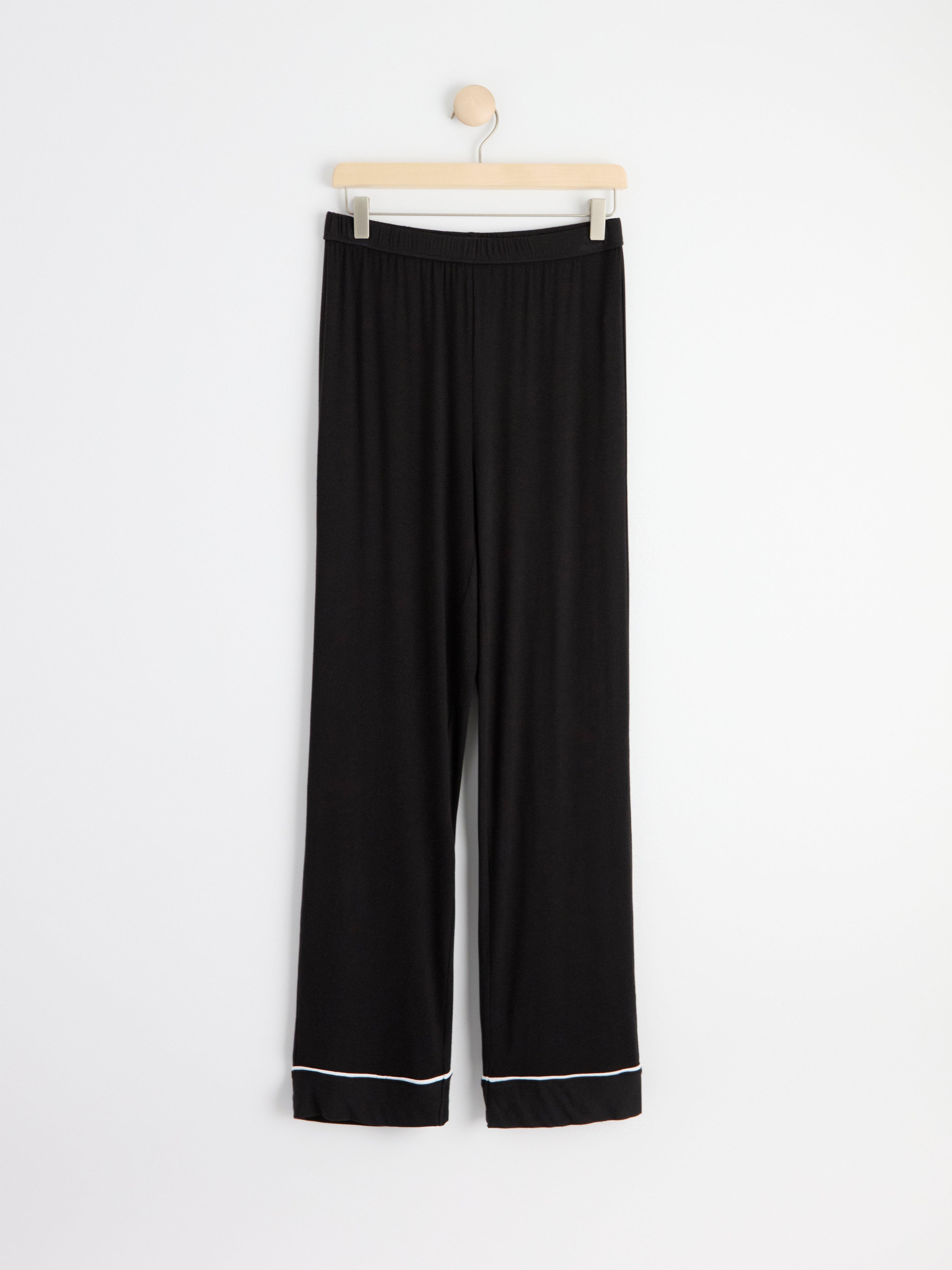 Soft pyjama trousers Black
