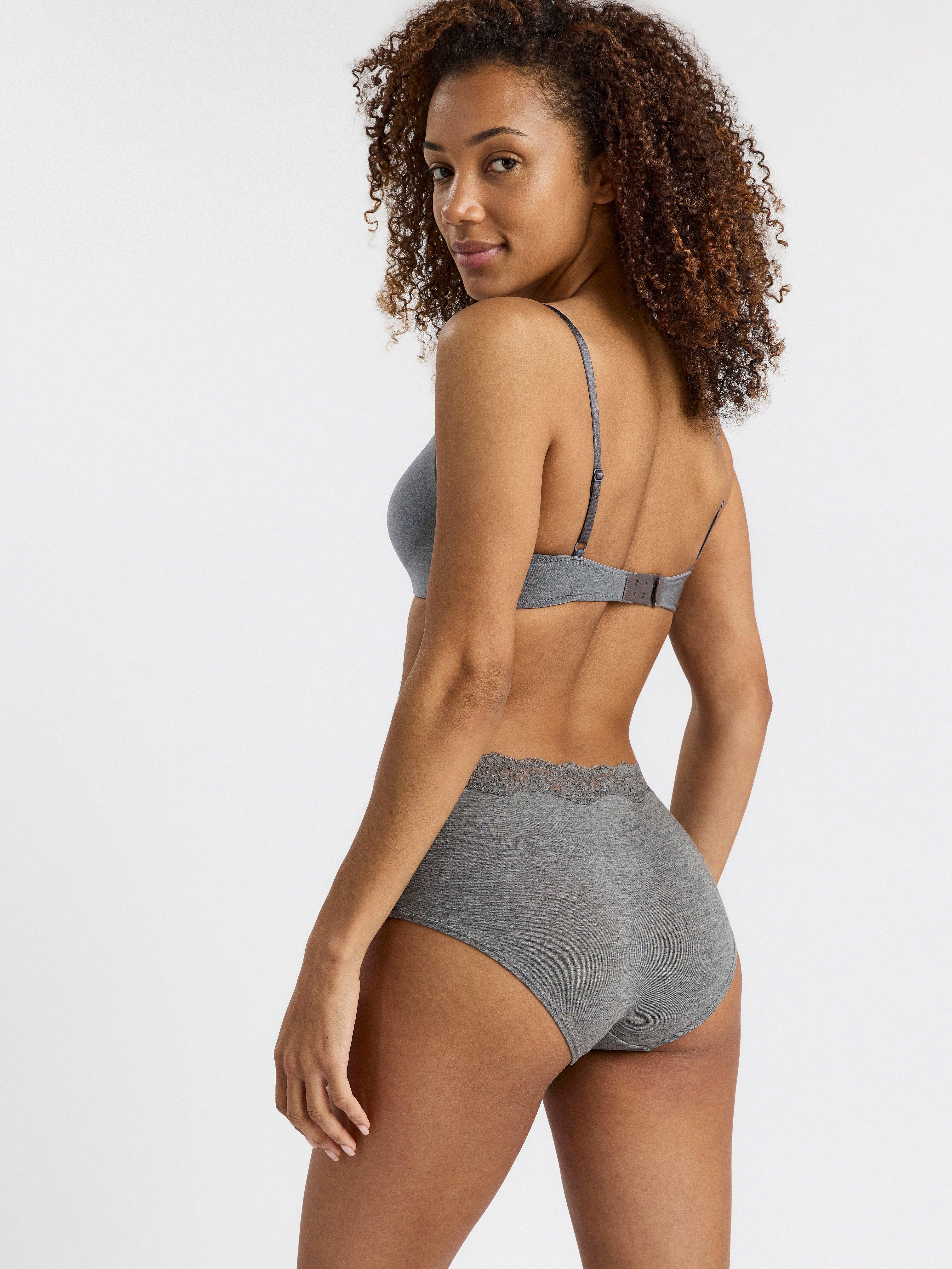 Regular waist brief Grey Melange