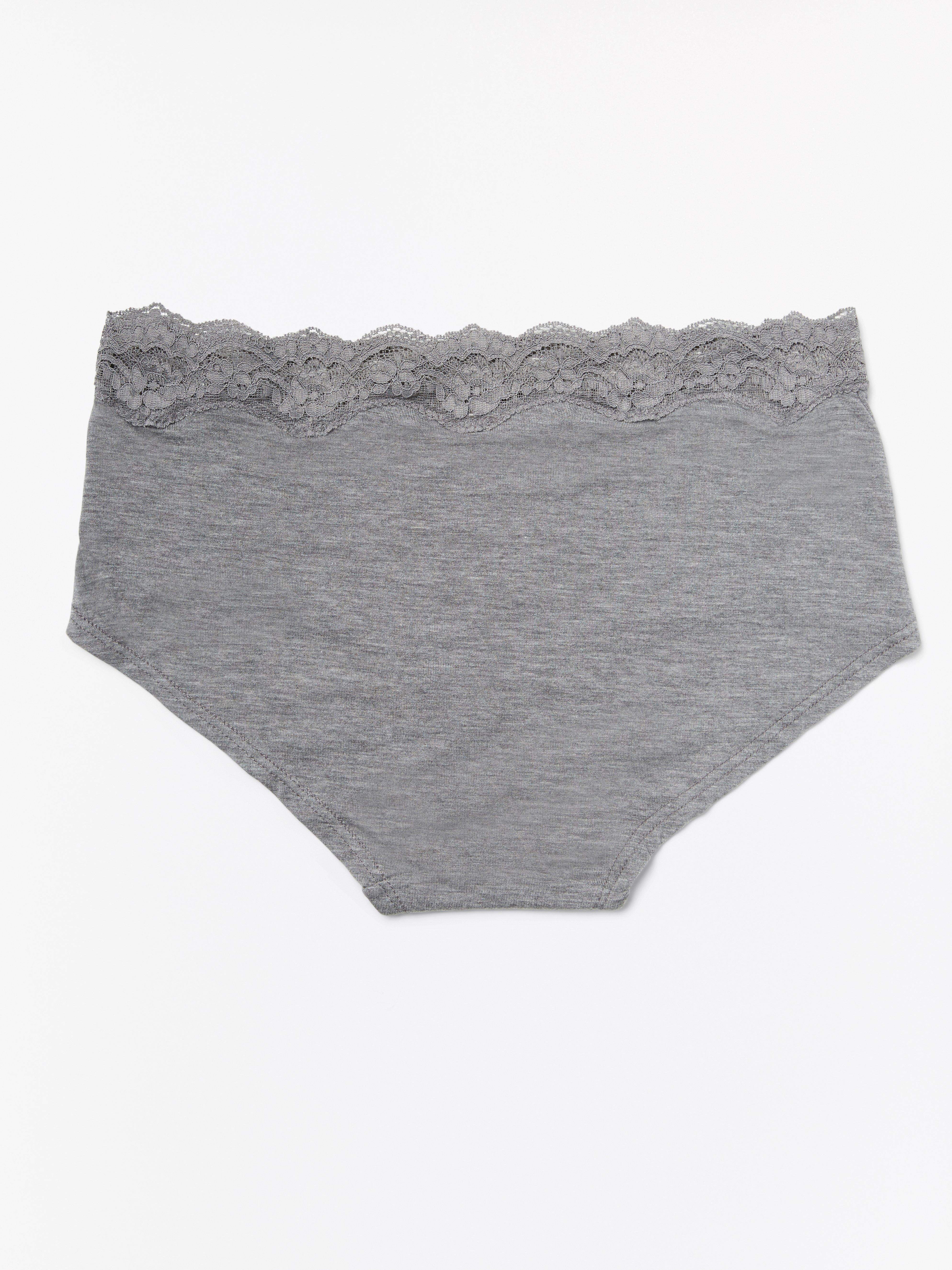 Regular waist brief Grey Melange
