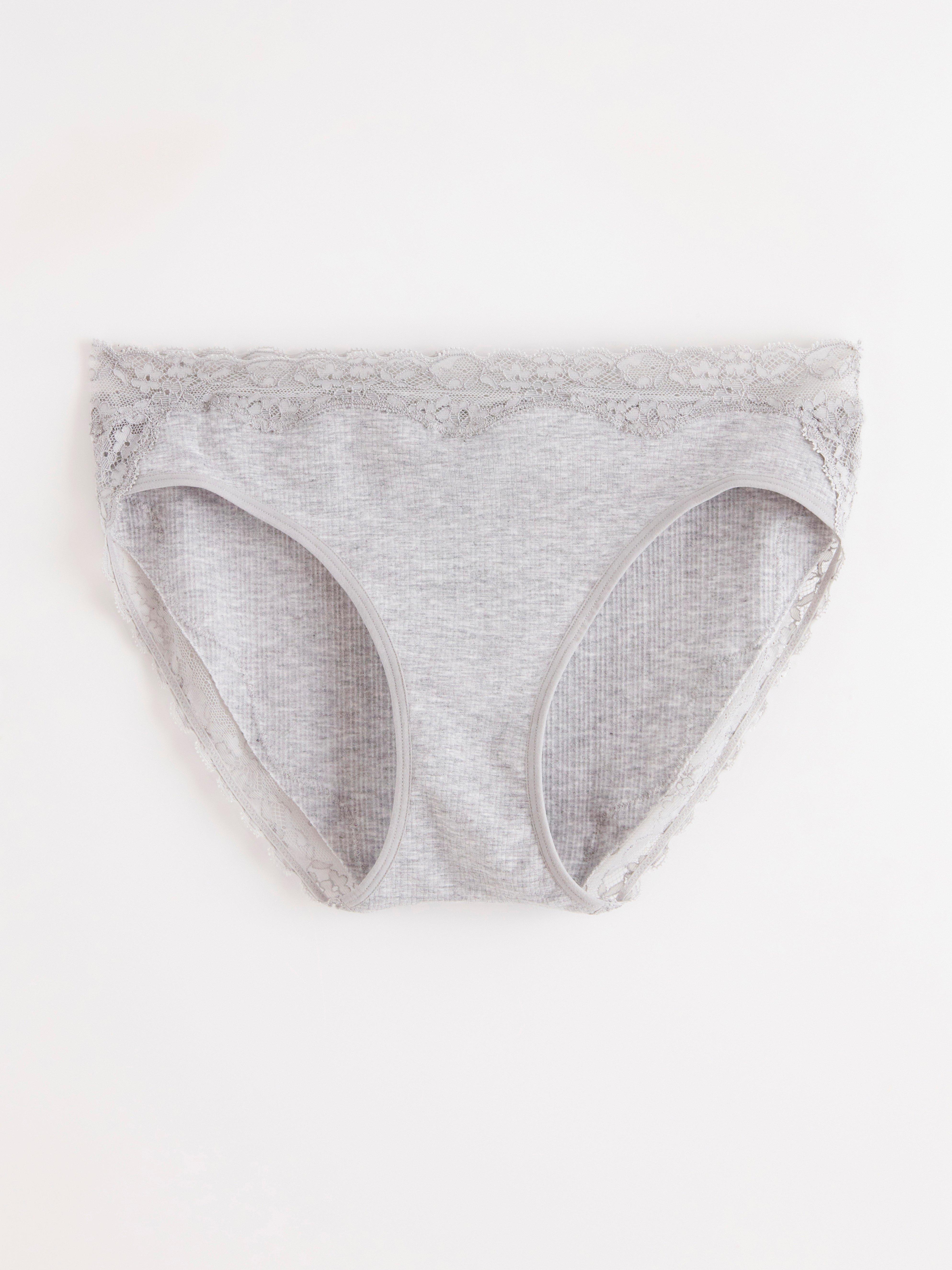 Bikini regular waist briefs Light Grey Melange