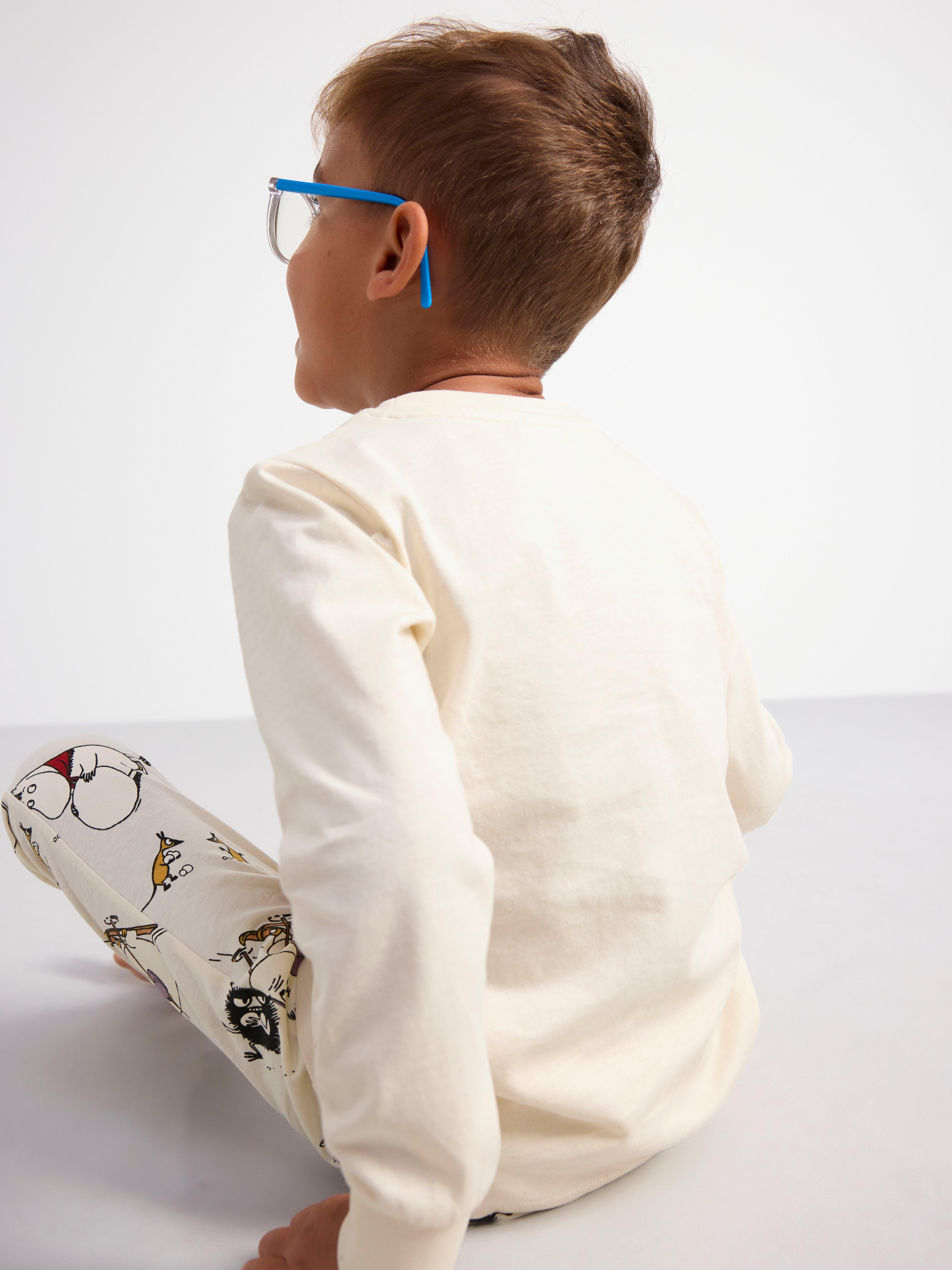 Pyjama set with Moomin print Light Beige