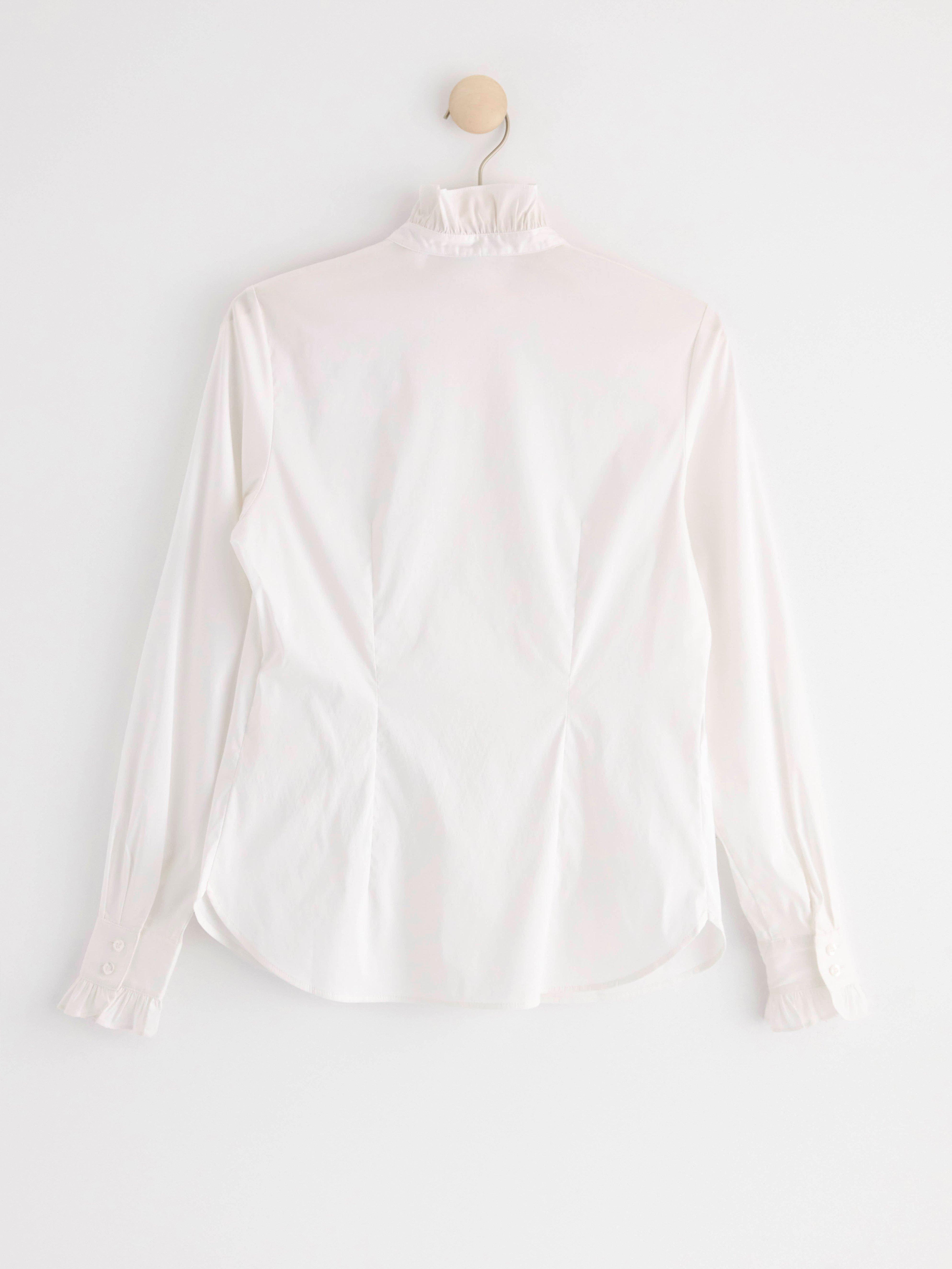 Blouse with frill details White