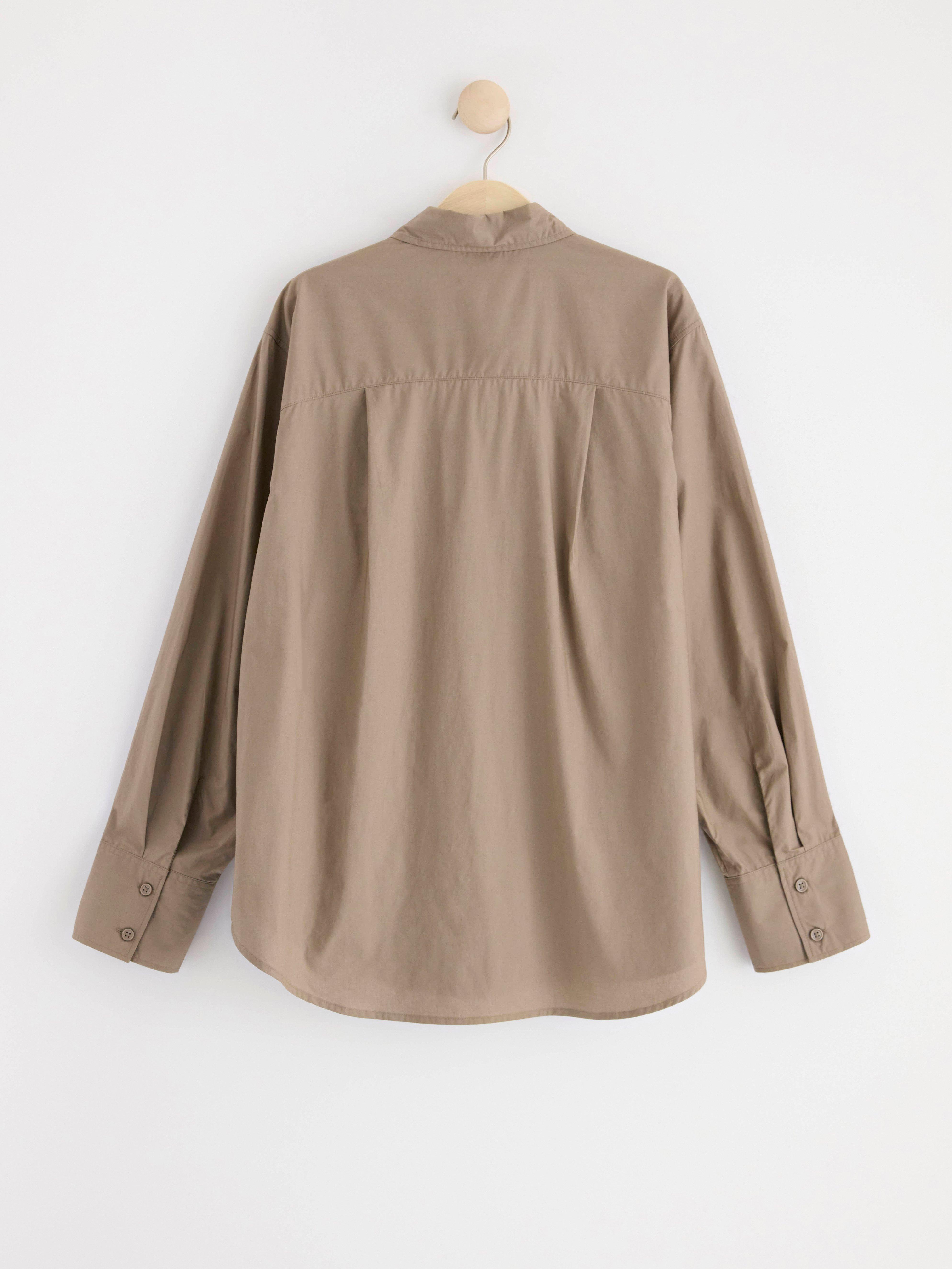 Long sleeve shirt beige
