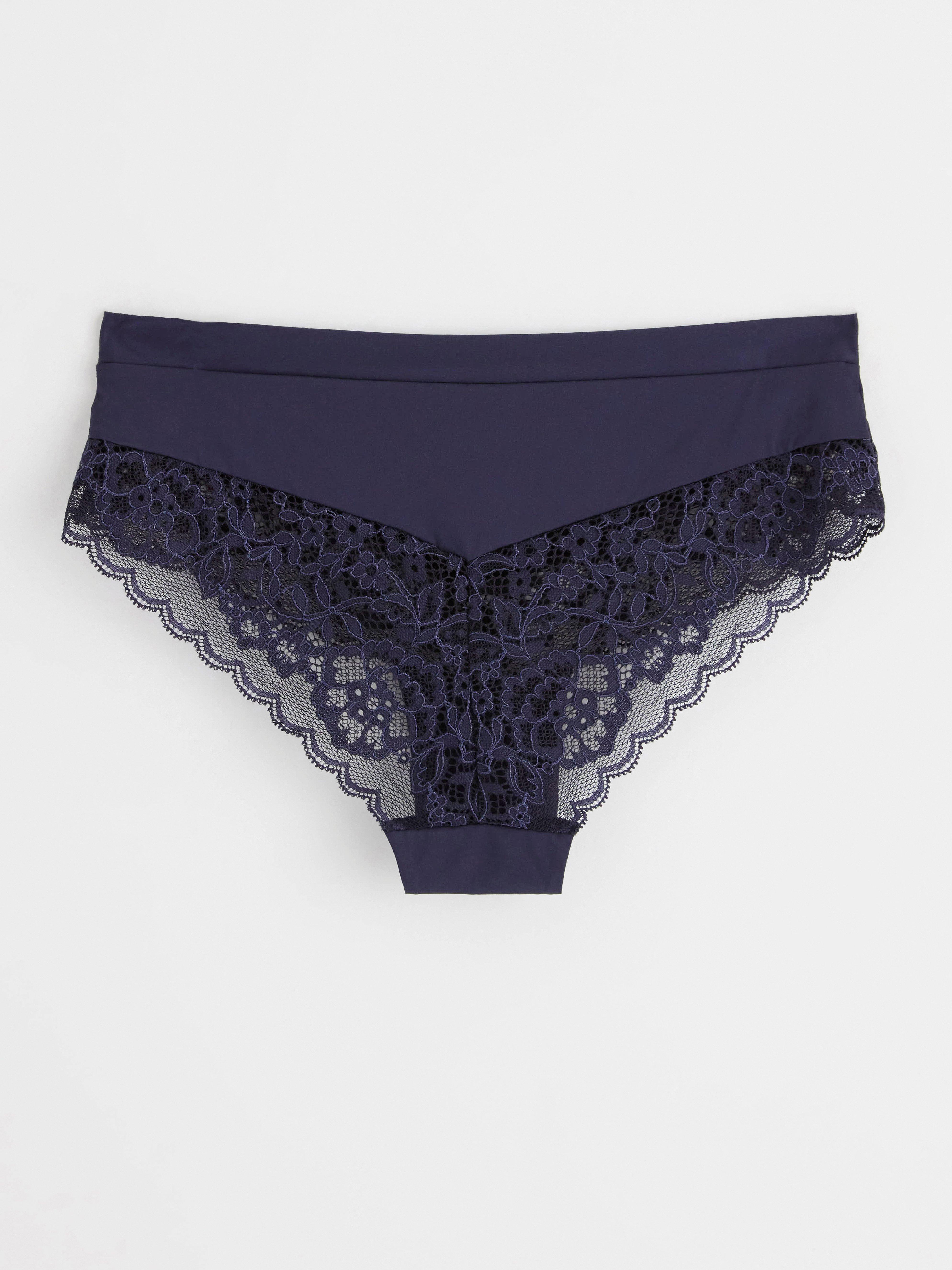 Brazilian briefs low waist Dark Dusty Blue