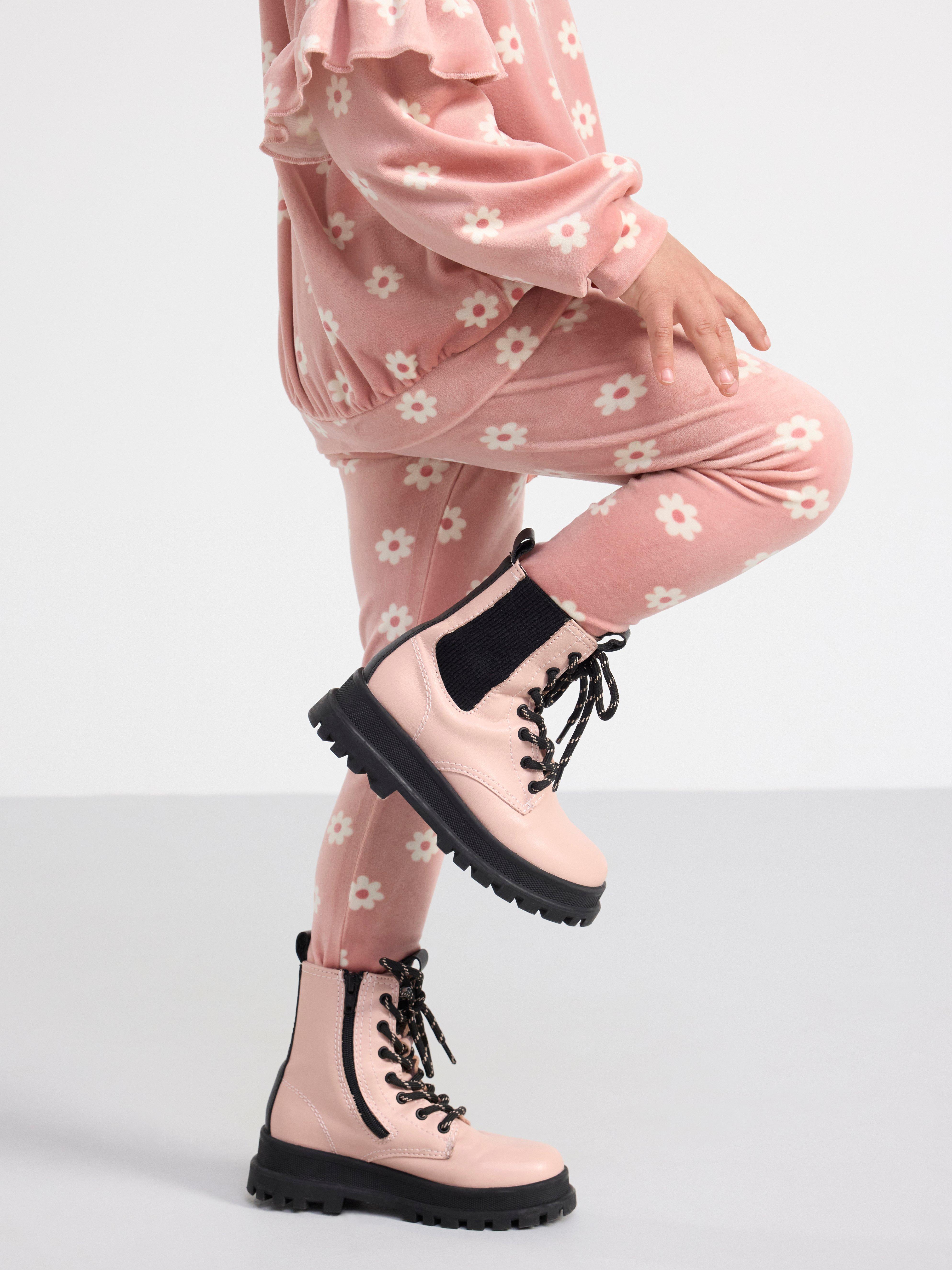 Velour leggings Dusty Pink