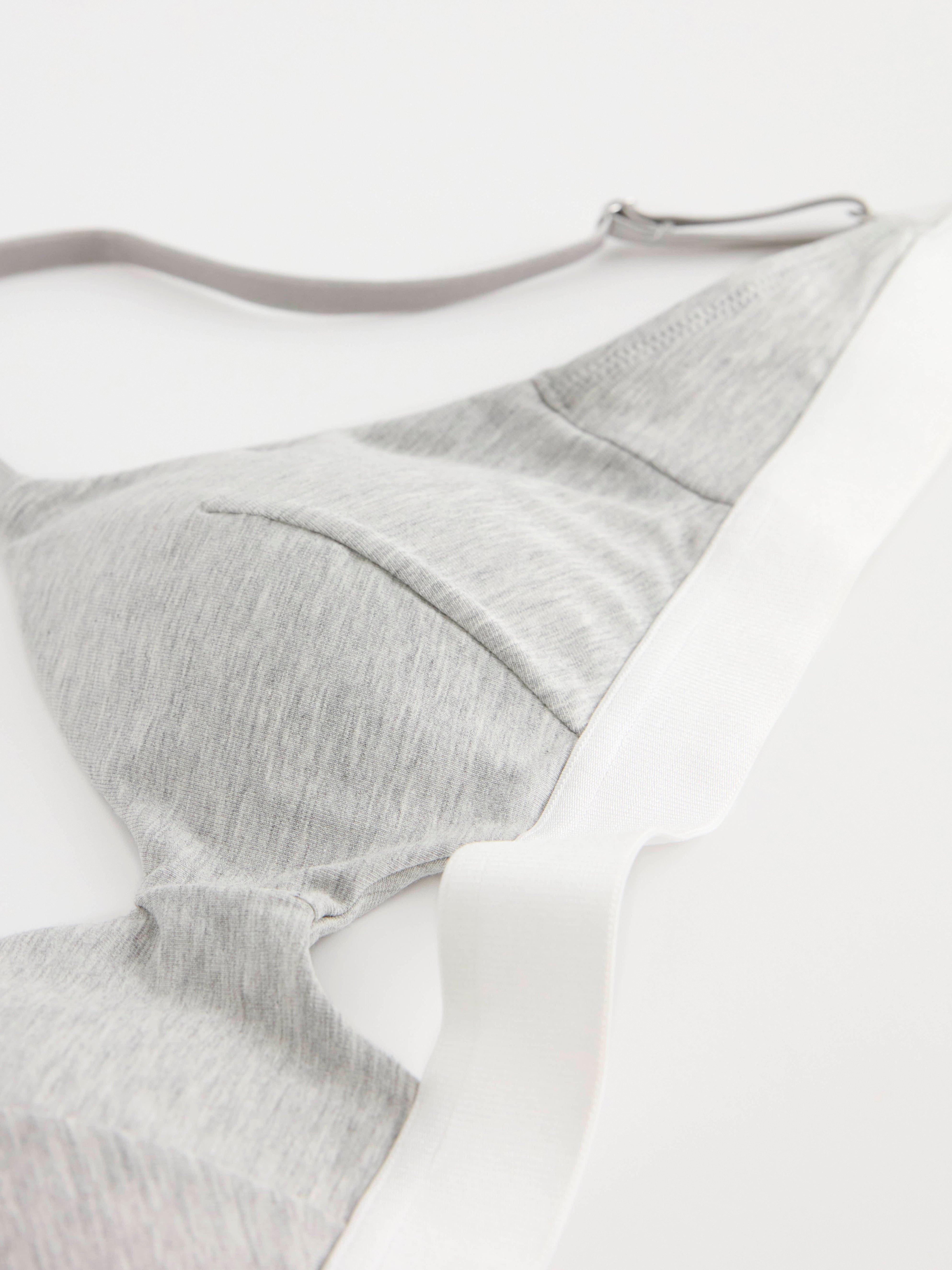 Soft bra with cut out detail Light Grey Melange