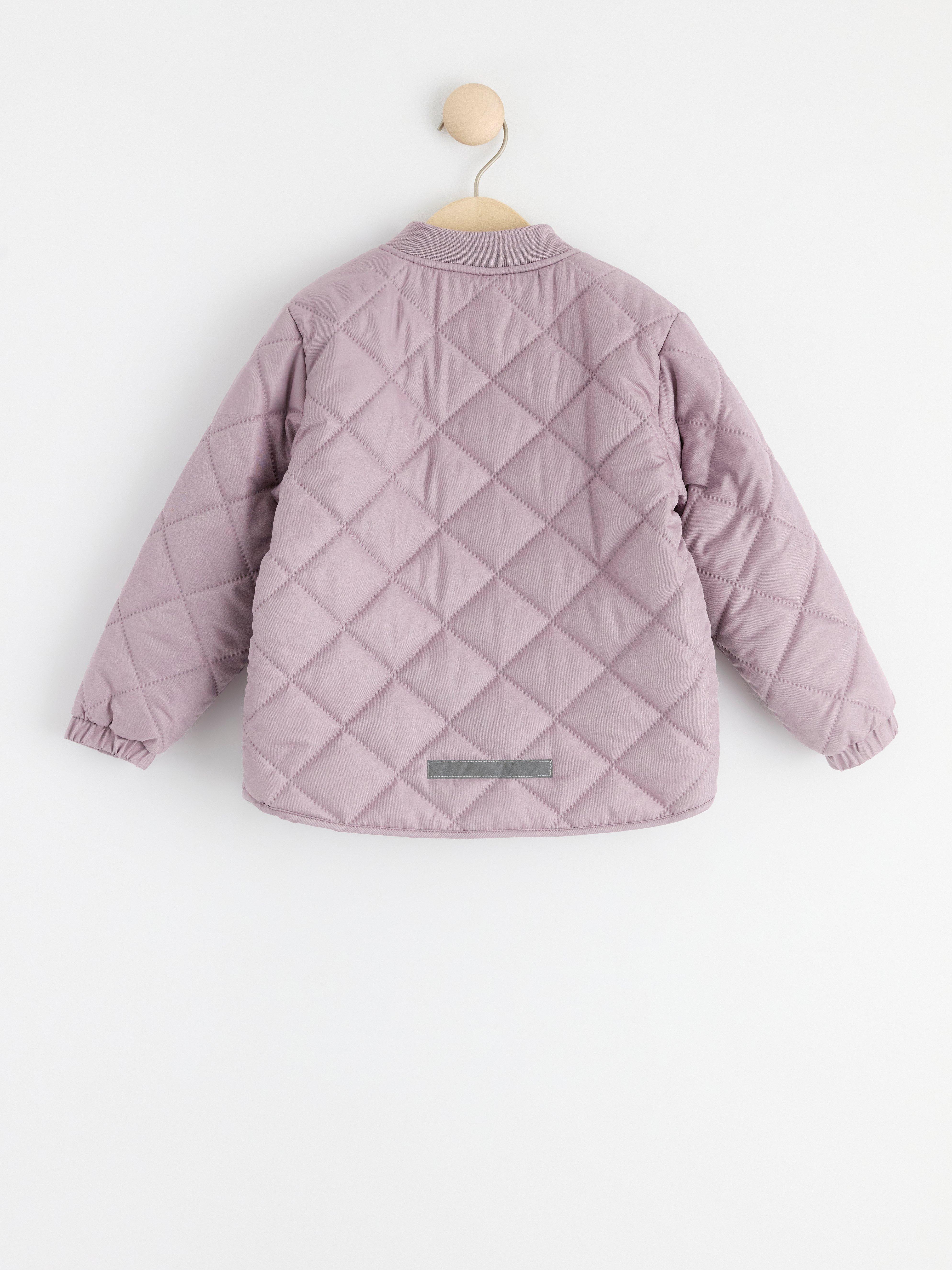 Water repellent quilted jacket Light Dusty Lilac