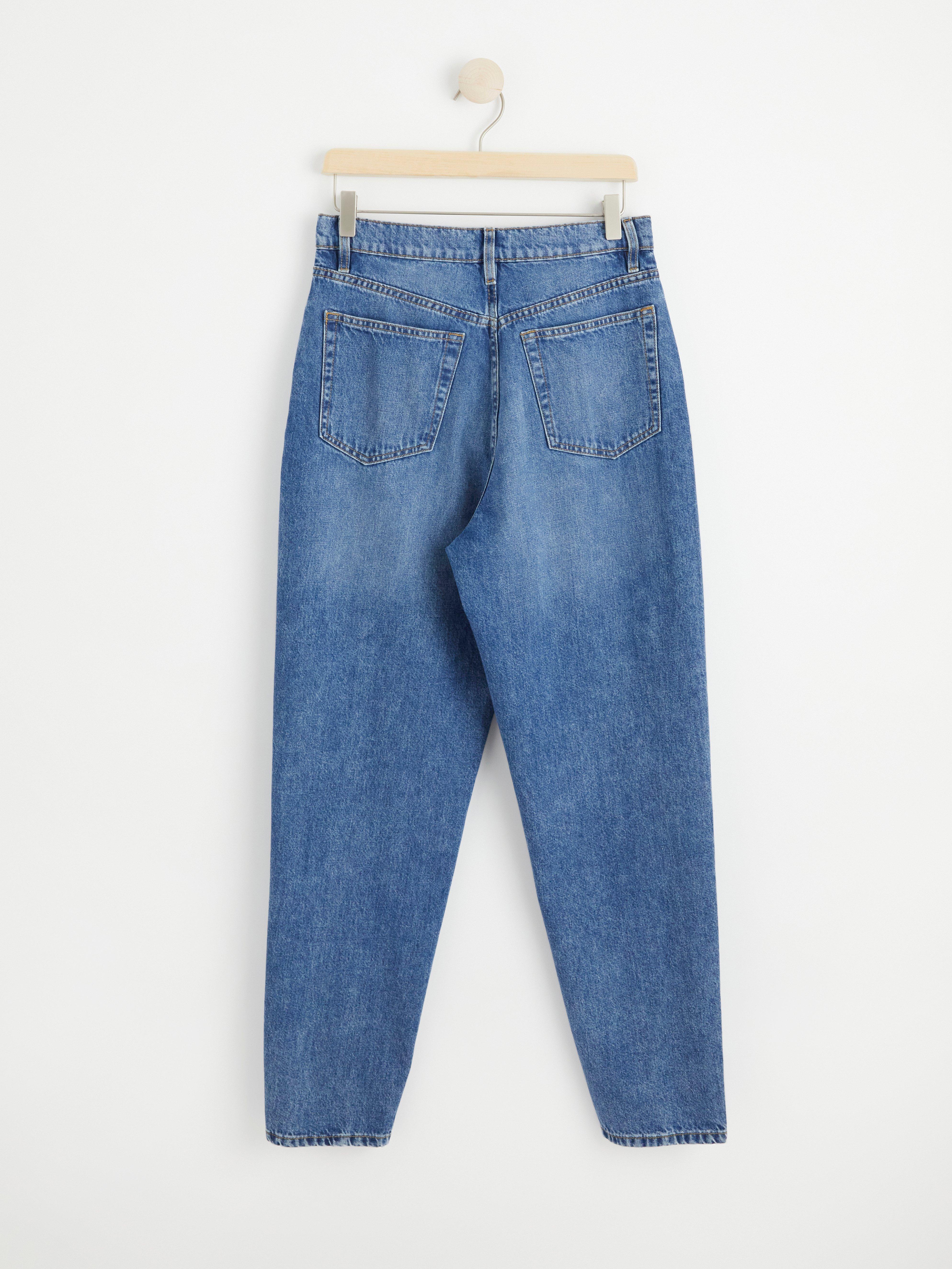 PAM Mom fit high waist jeans Denim blue