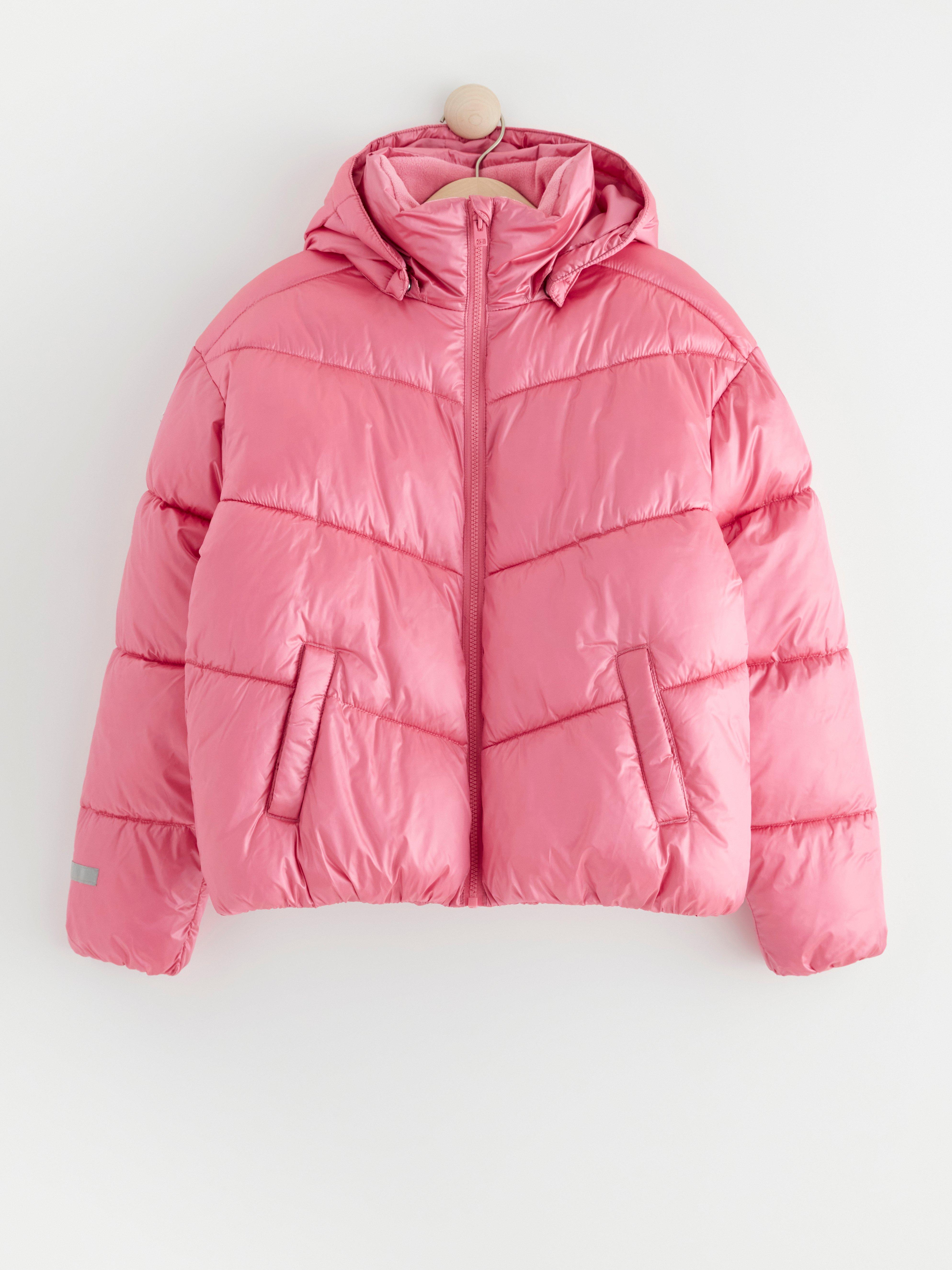 Water repellent puffer jacket Pink
