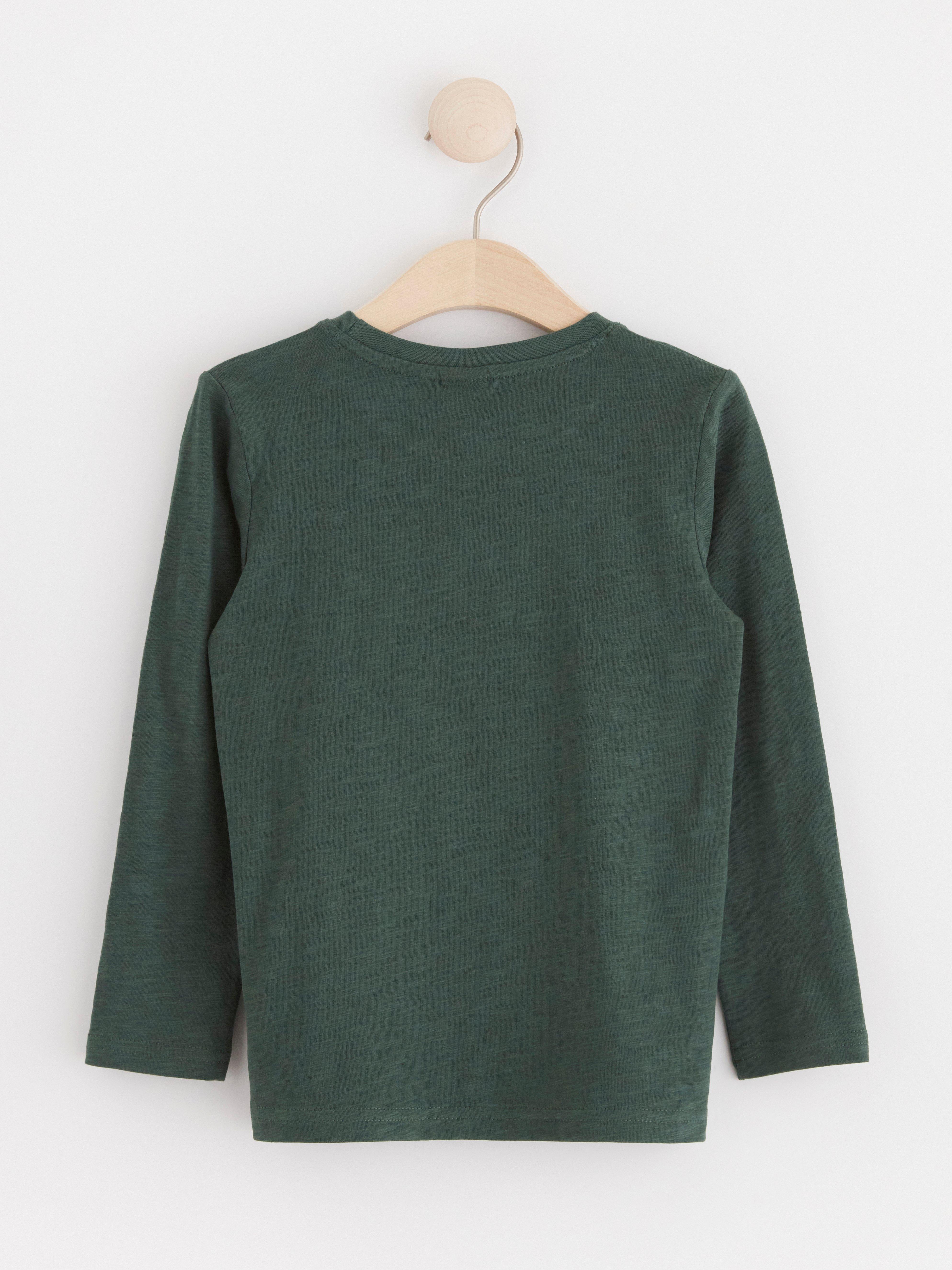 Top Dark Dusty Green