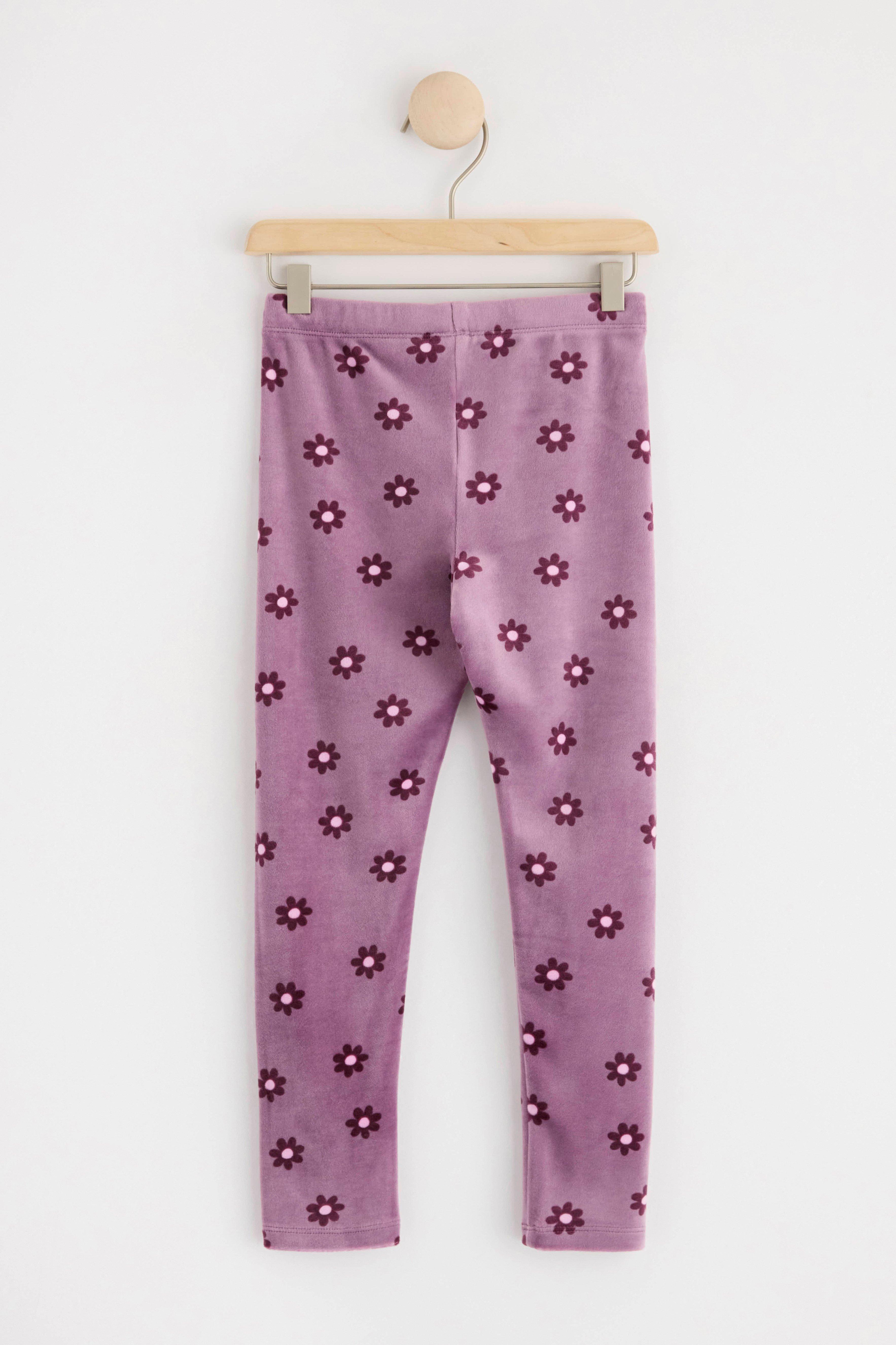 Velour leggings Light Dusty Lilac