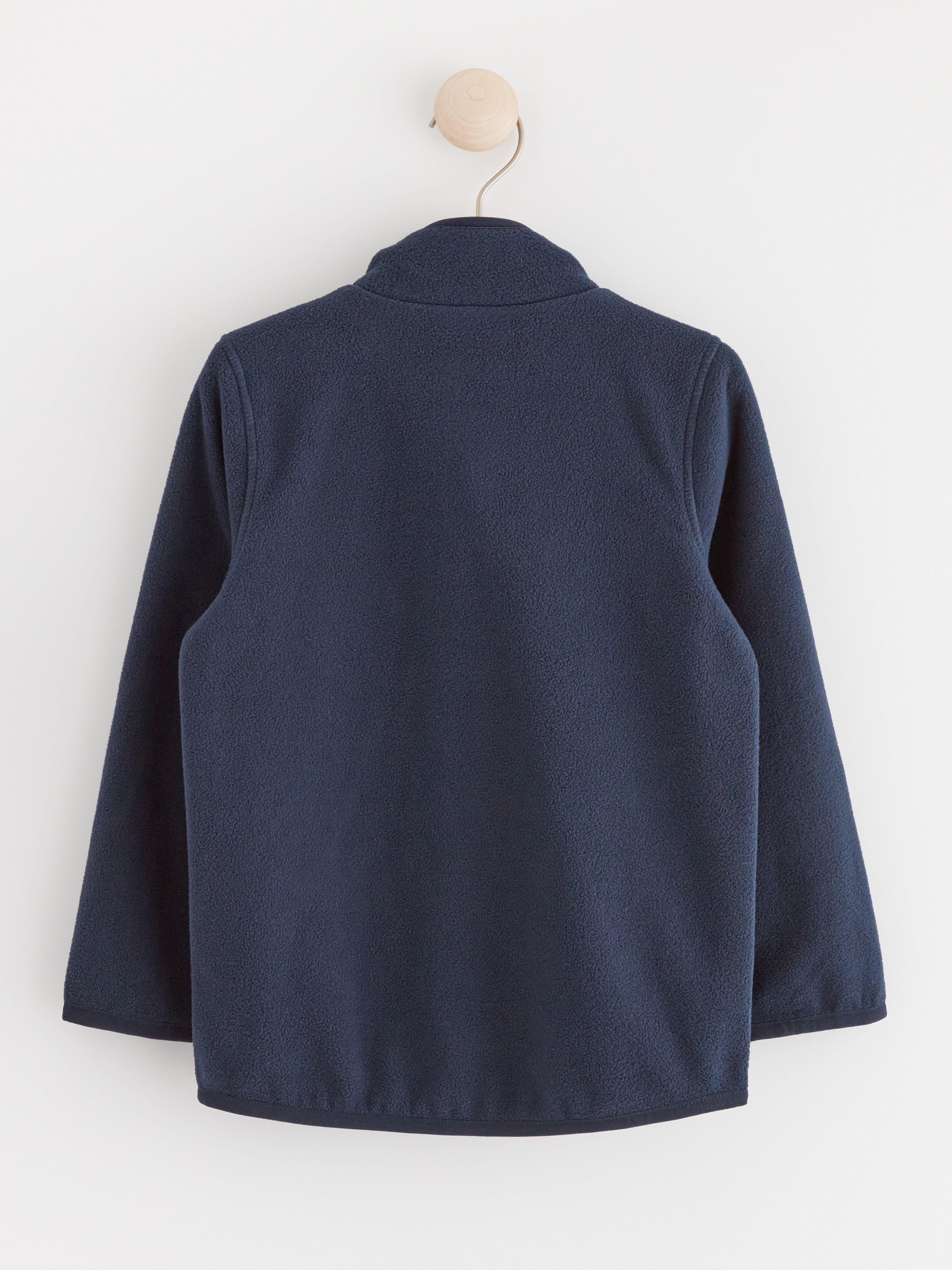 FIX Jacket in fleece Dark Navy