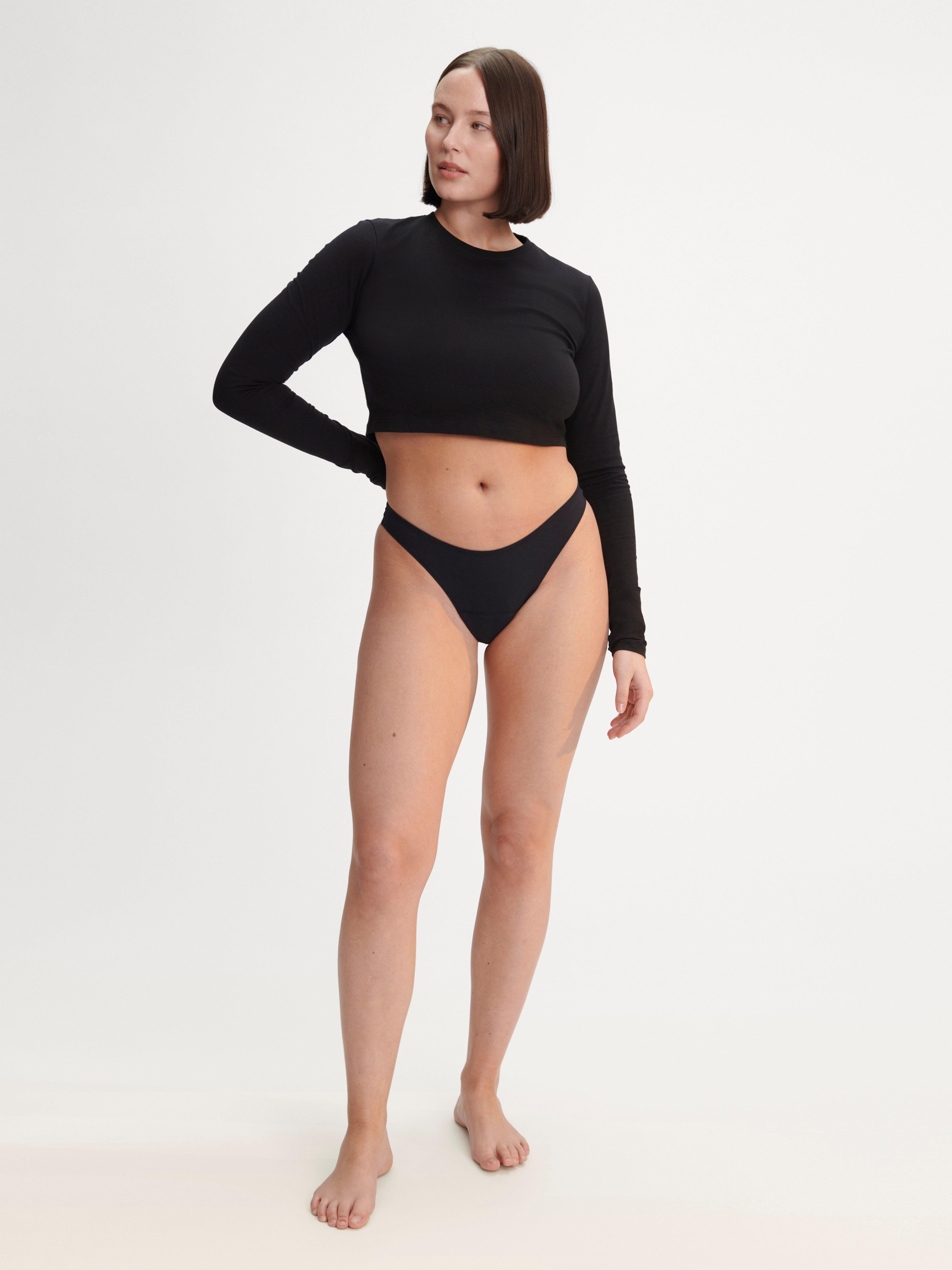 Engineered Thong Period Proof – Period Panty Light Absorbency Black