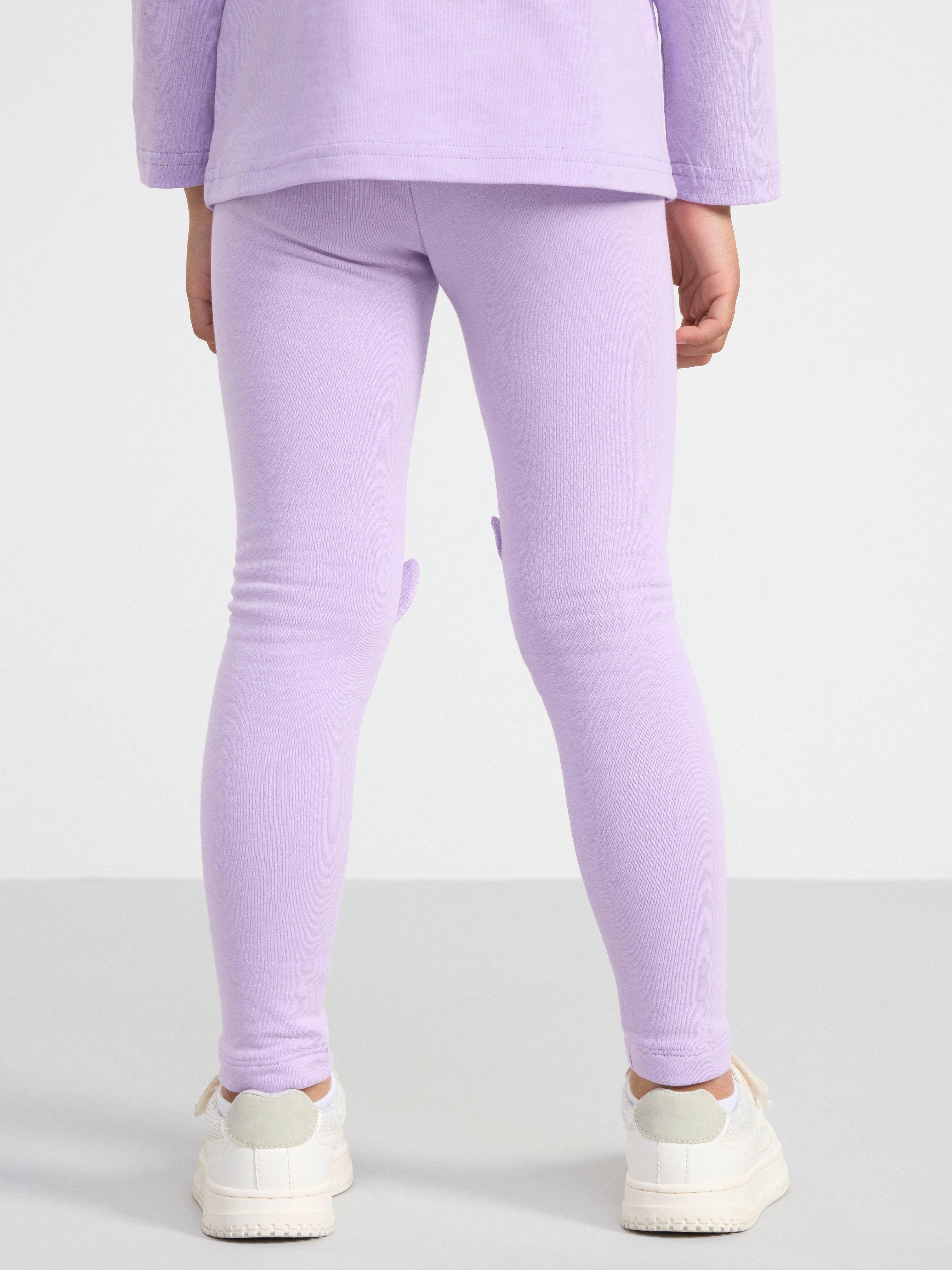 Leggings with unicorns Light Lilac