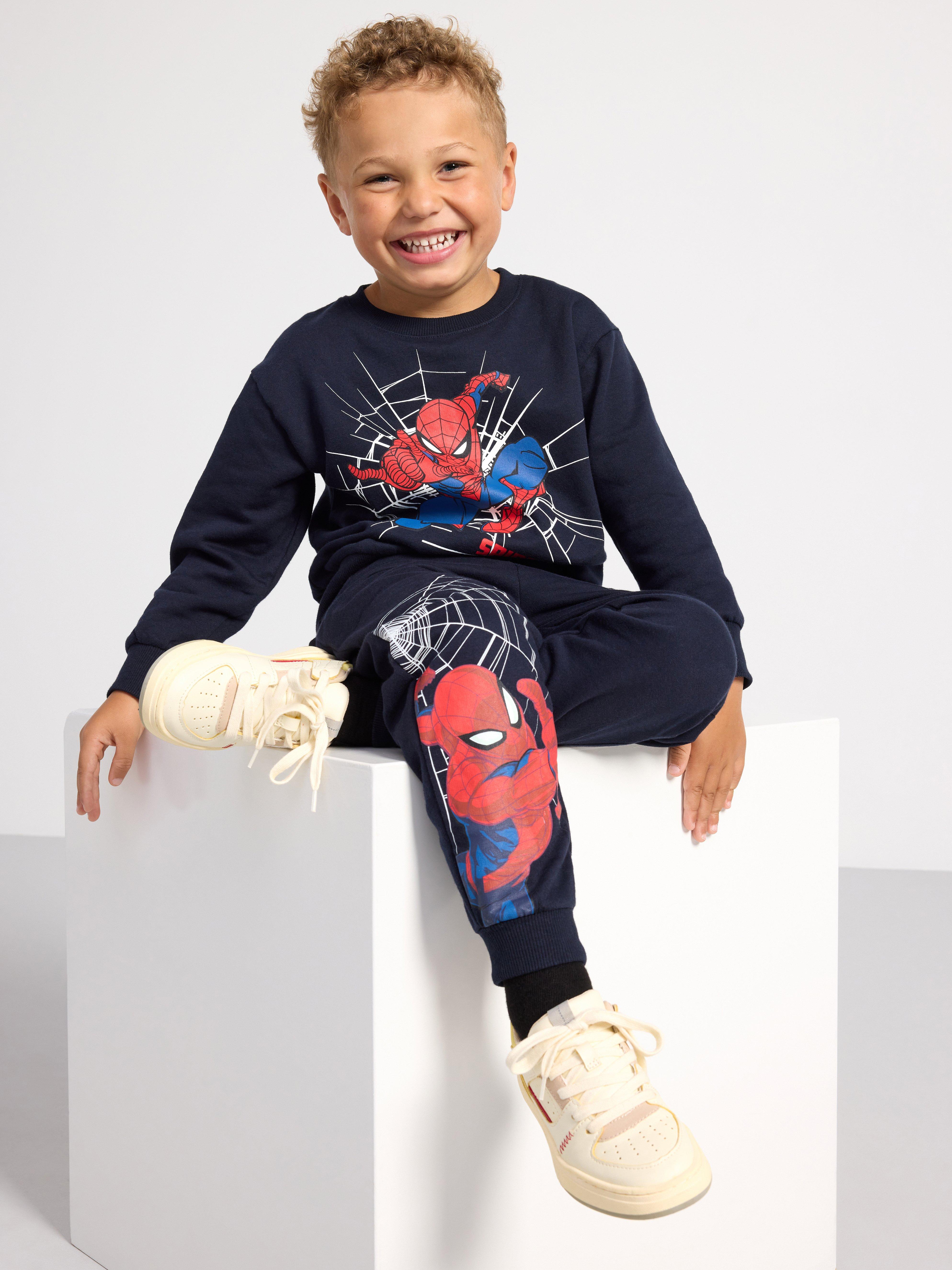 Joggers with Spiderman Dark Navy