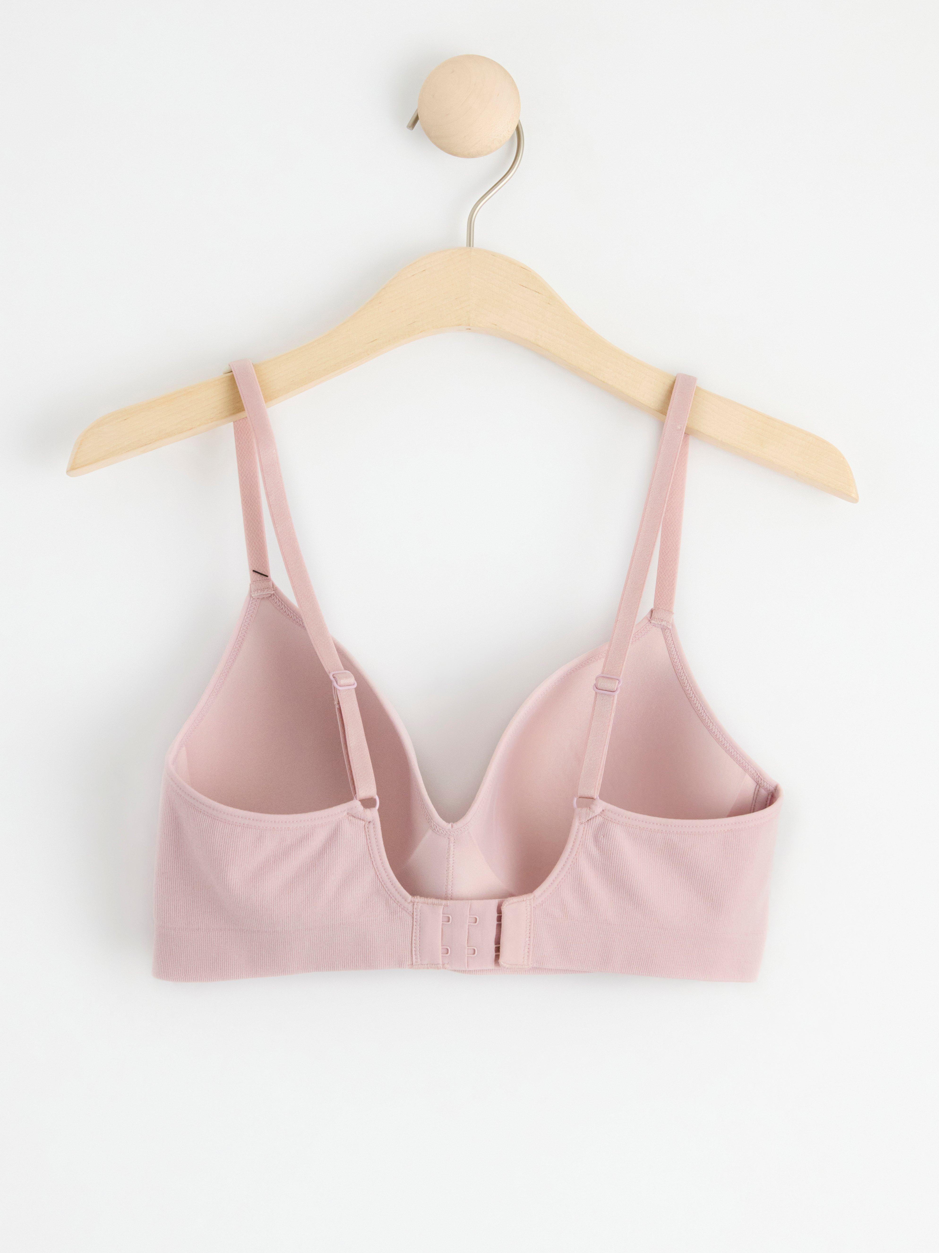 Flora seamless wirefree bra Light Dusty Pink