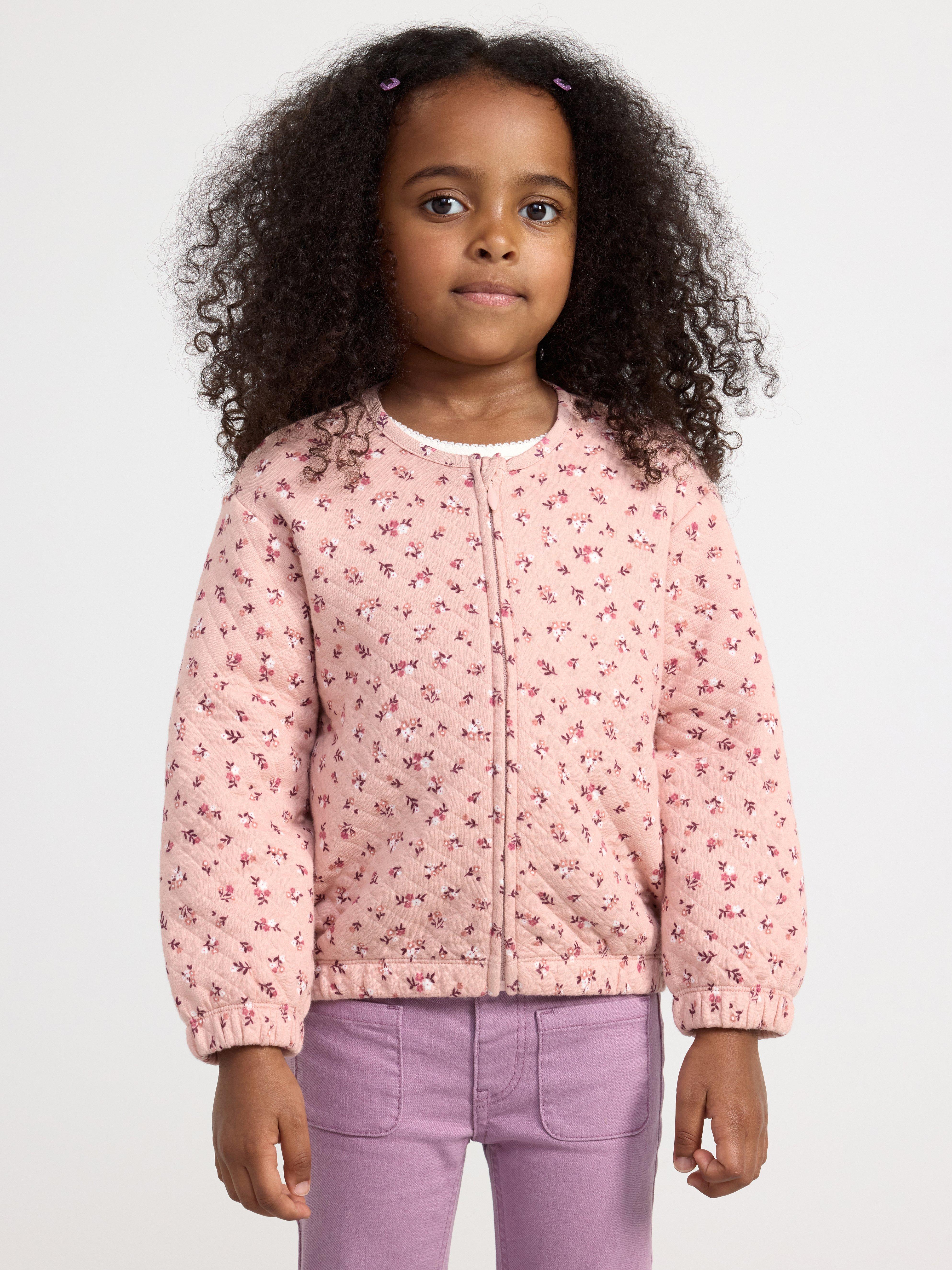 Jacket with flowers Dusty Pink