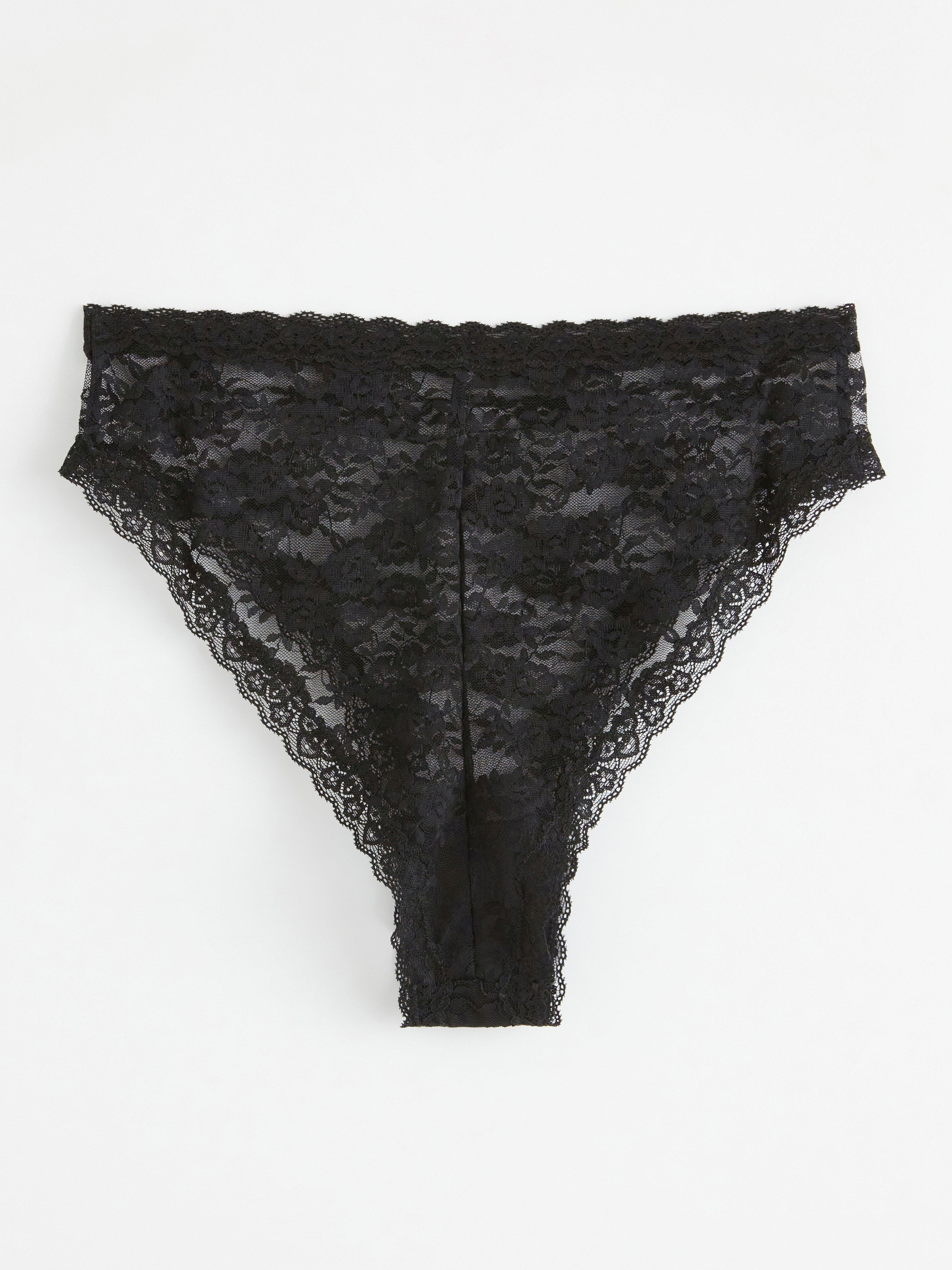 Brazilian briefs high waist Black