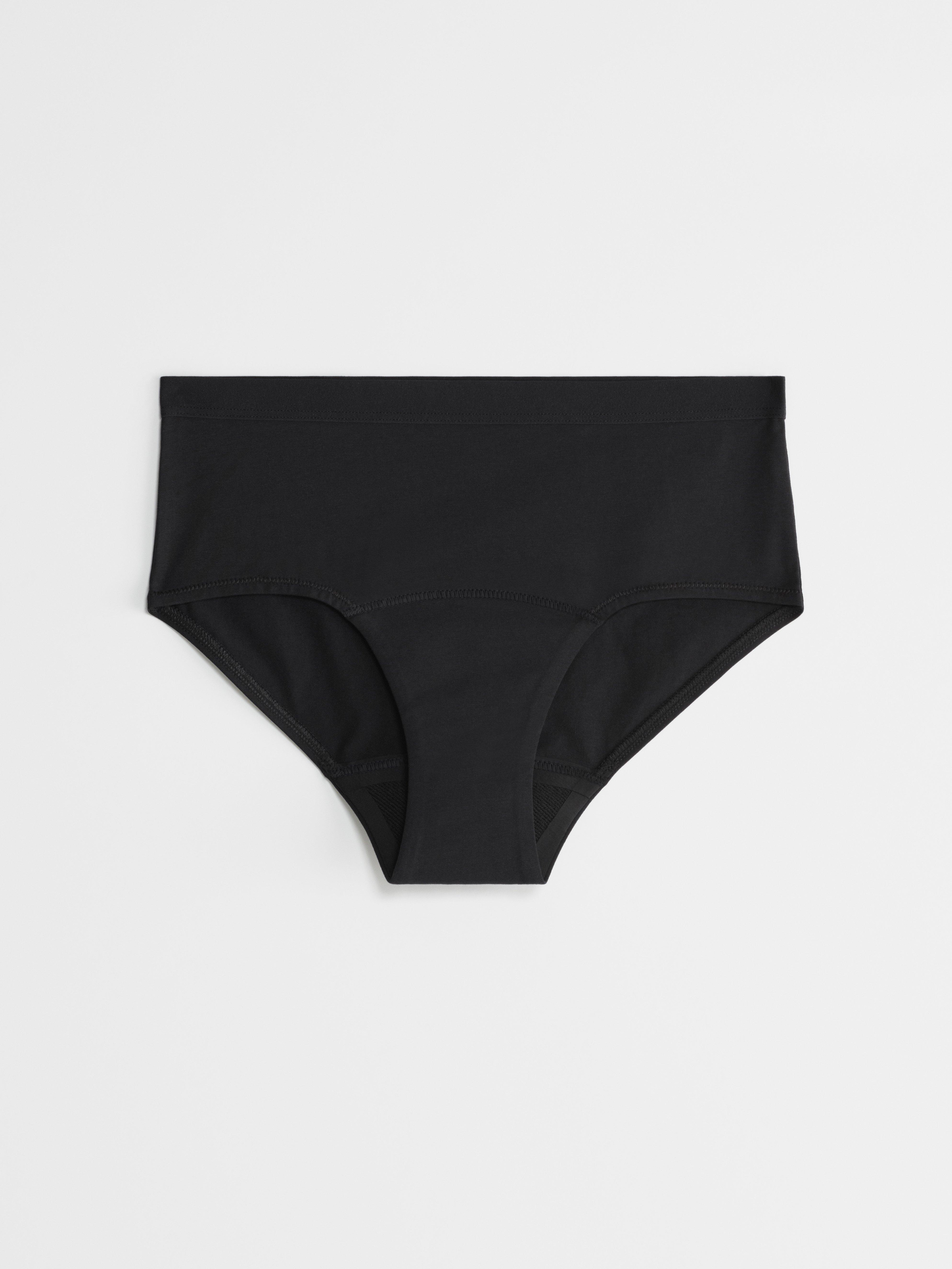 Engineered Teens Hiphugger Period Proof - Period Panty Mid-High Absorbency Black