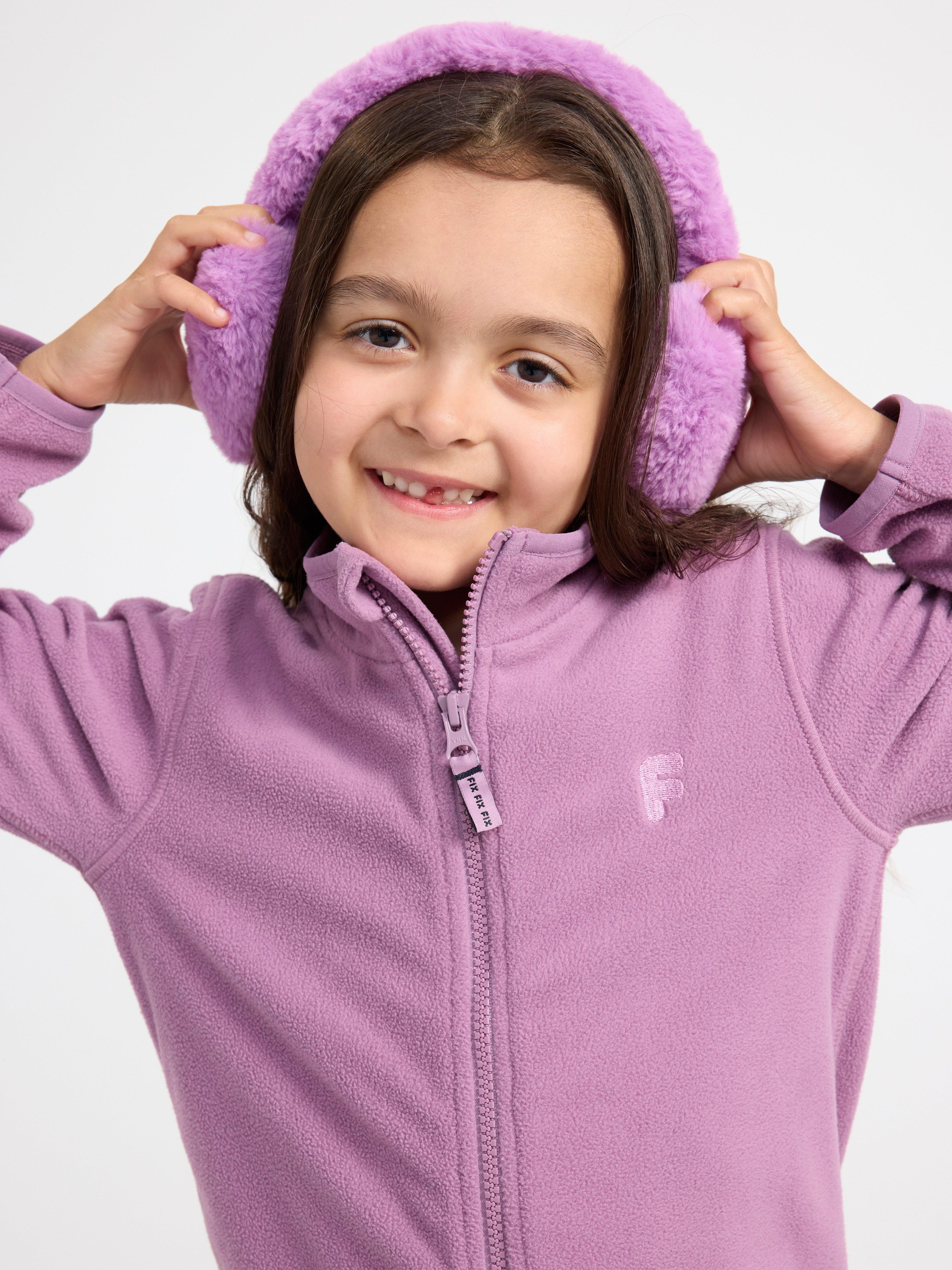 FIX Jacket in fleece Light Dusty Lilac