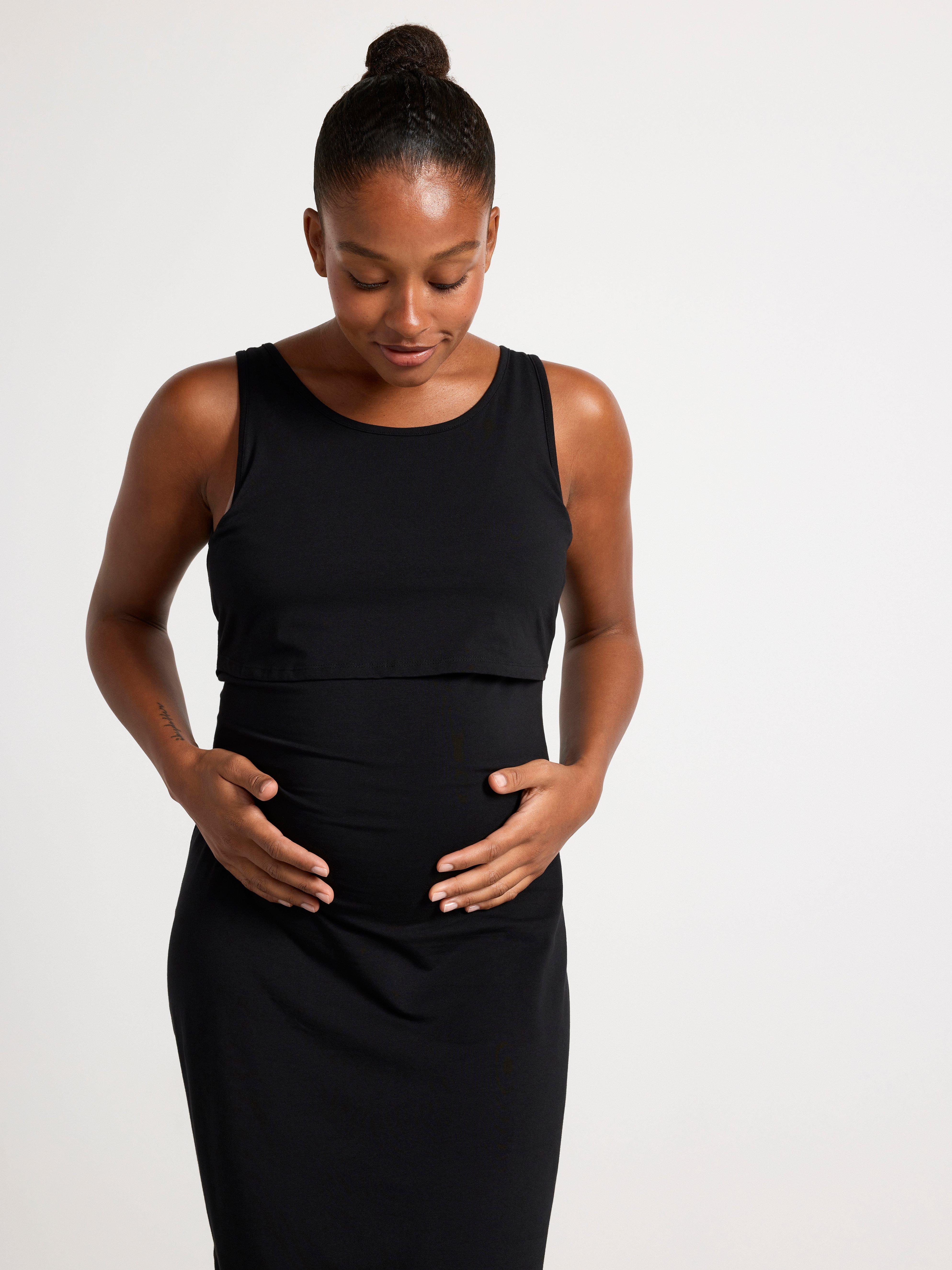 MOM Nursing dress Black