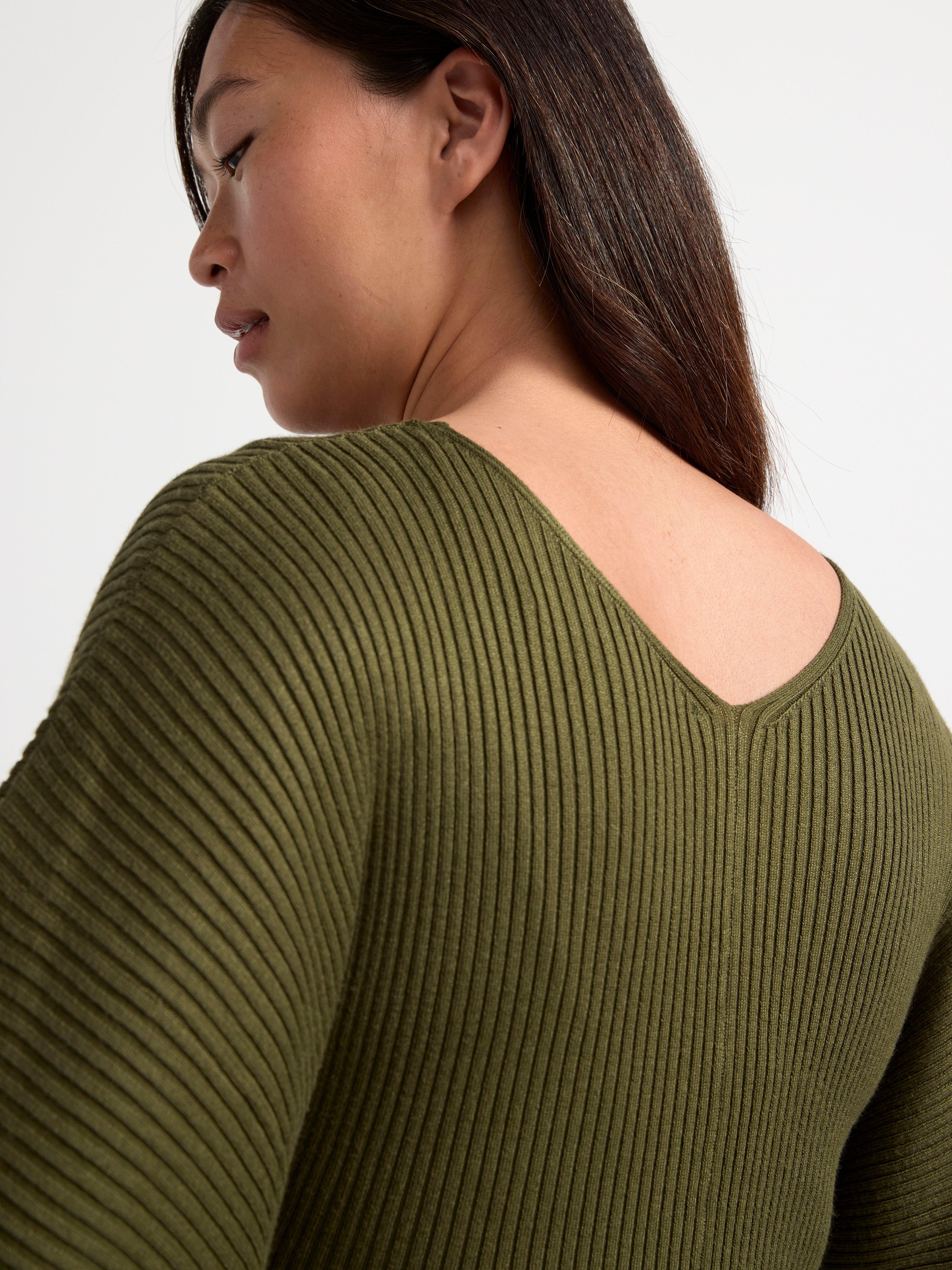 MOM Mini dress with puff sleeves Khaki