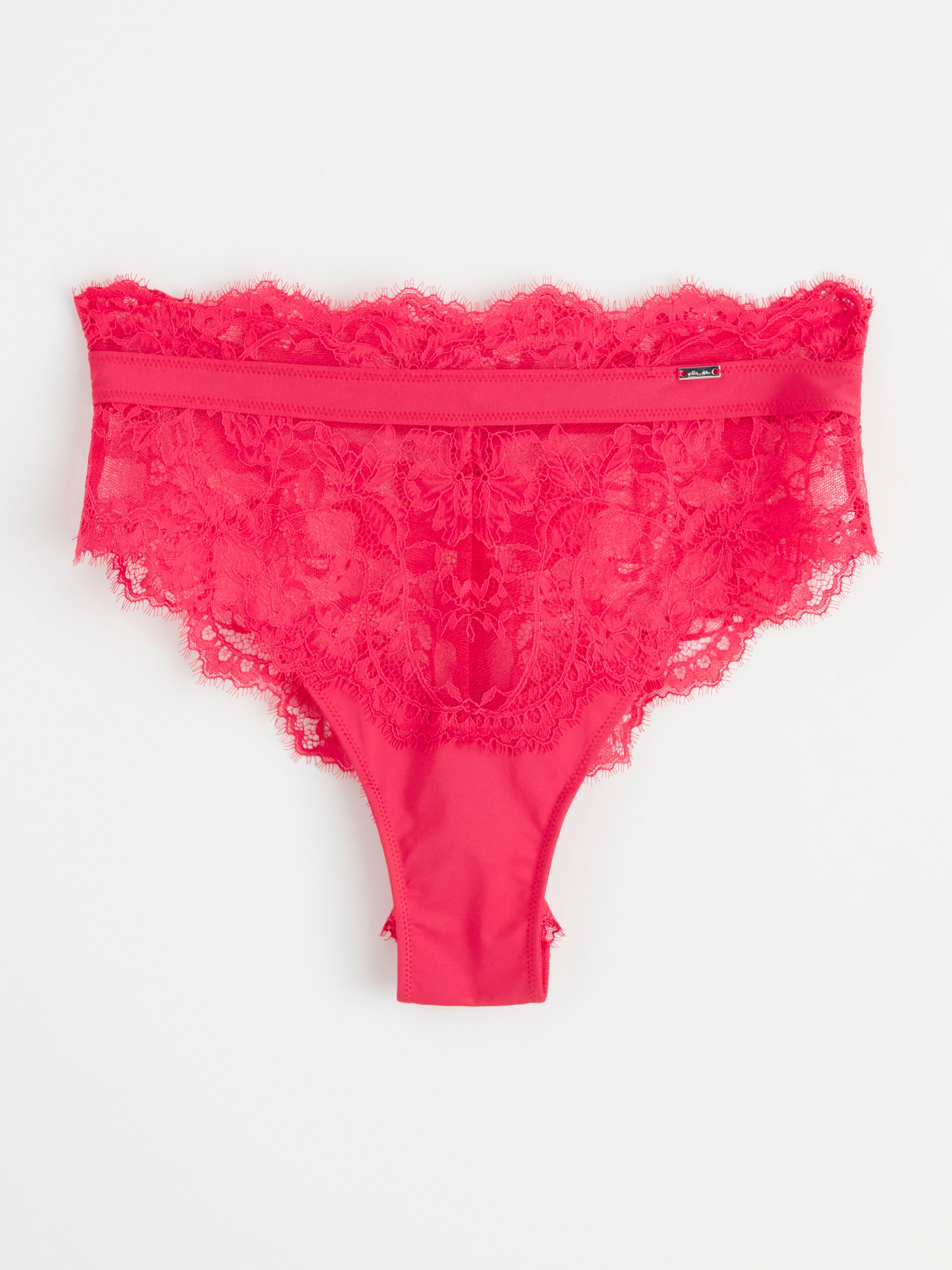 Brazilian high waist briefs Red