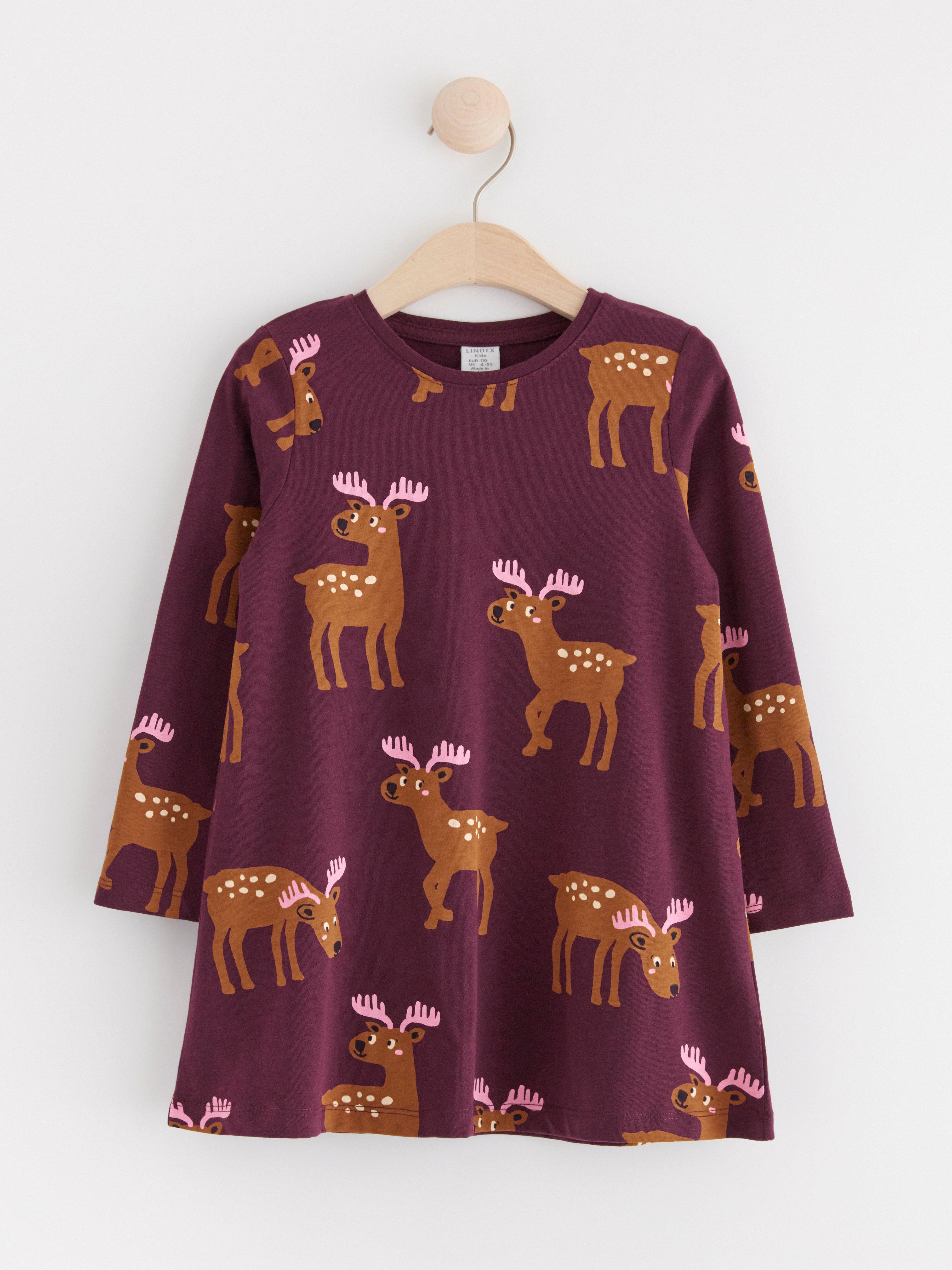 Tunic with pattern Dark Lilac