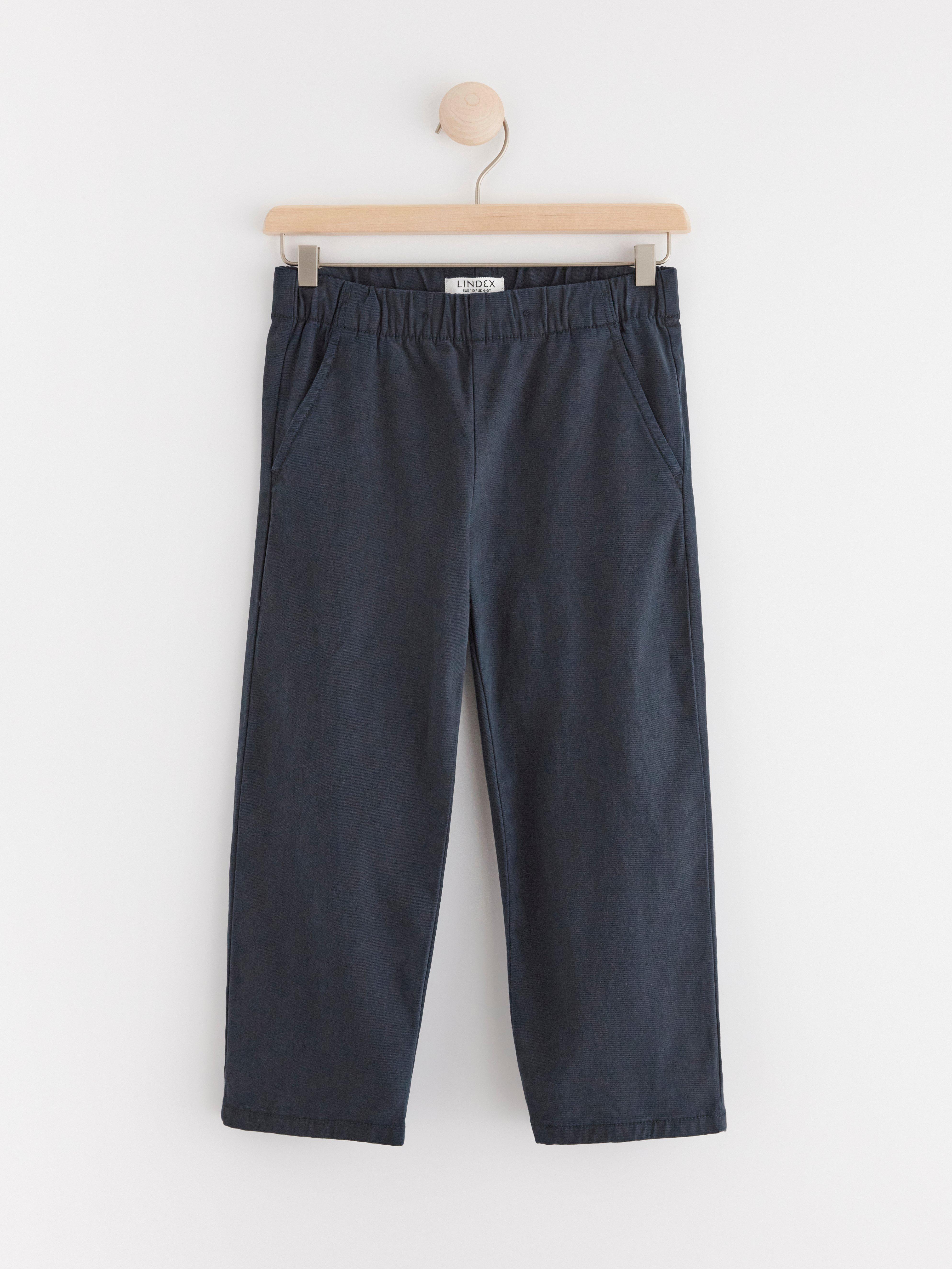 Trousers with regular waist Dark Navy