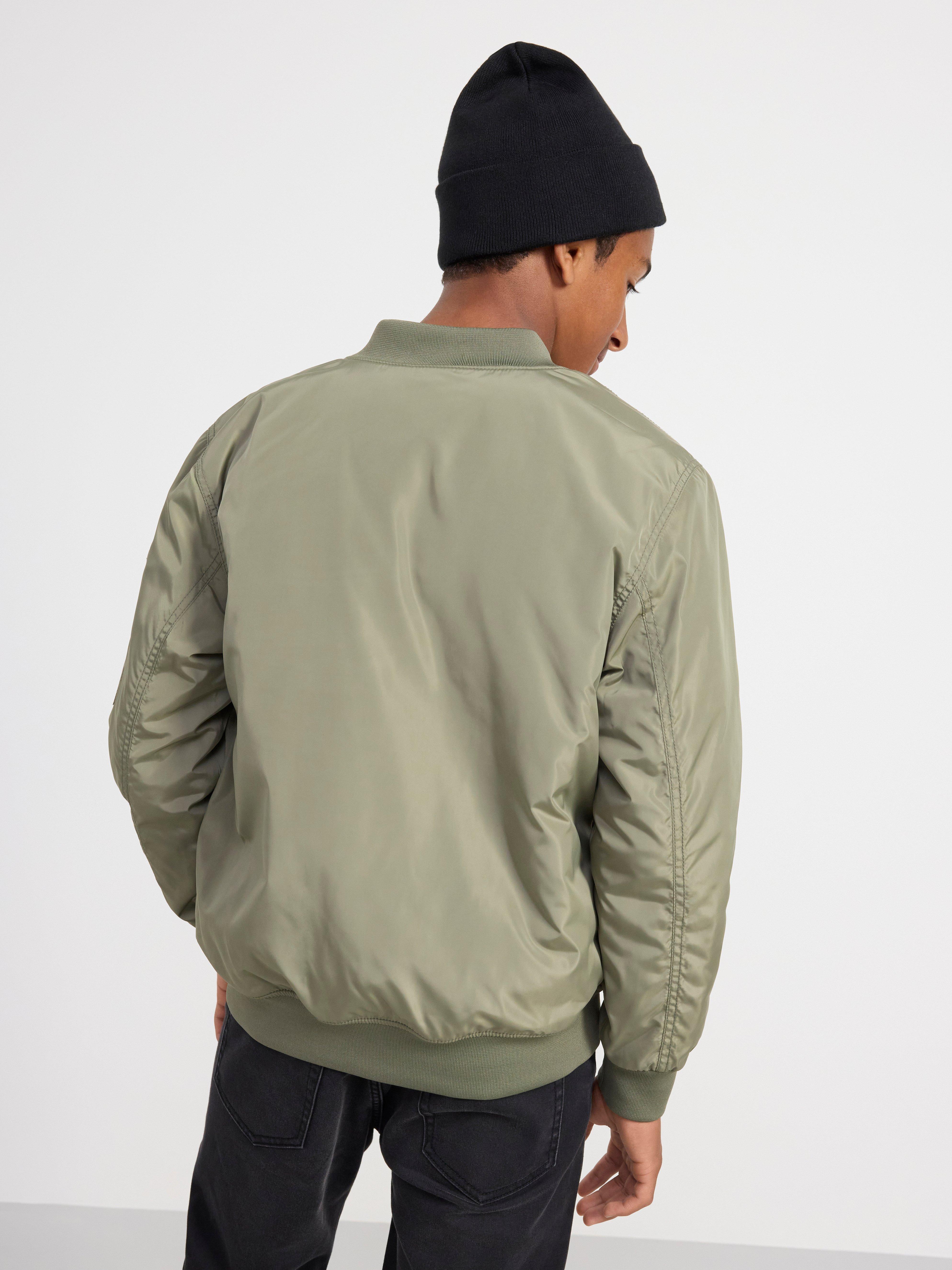 Water repellent bomber jacket Dark Khaki