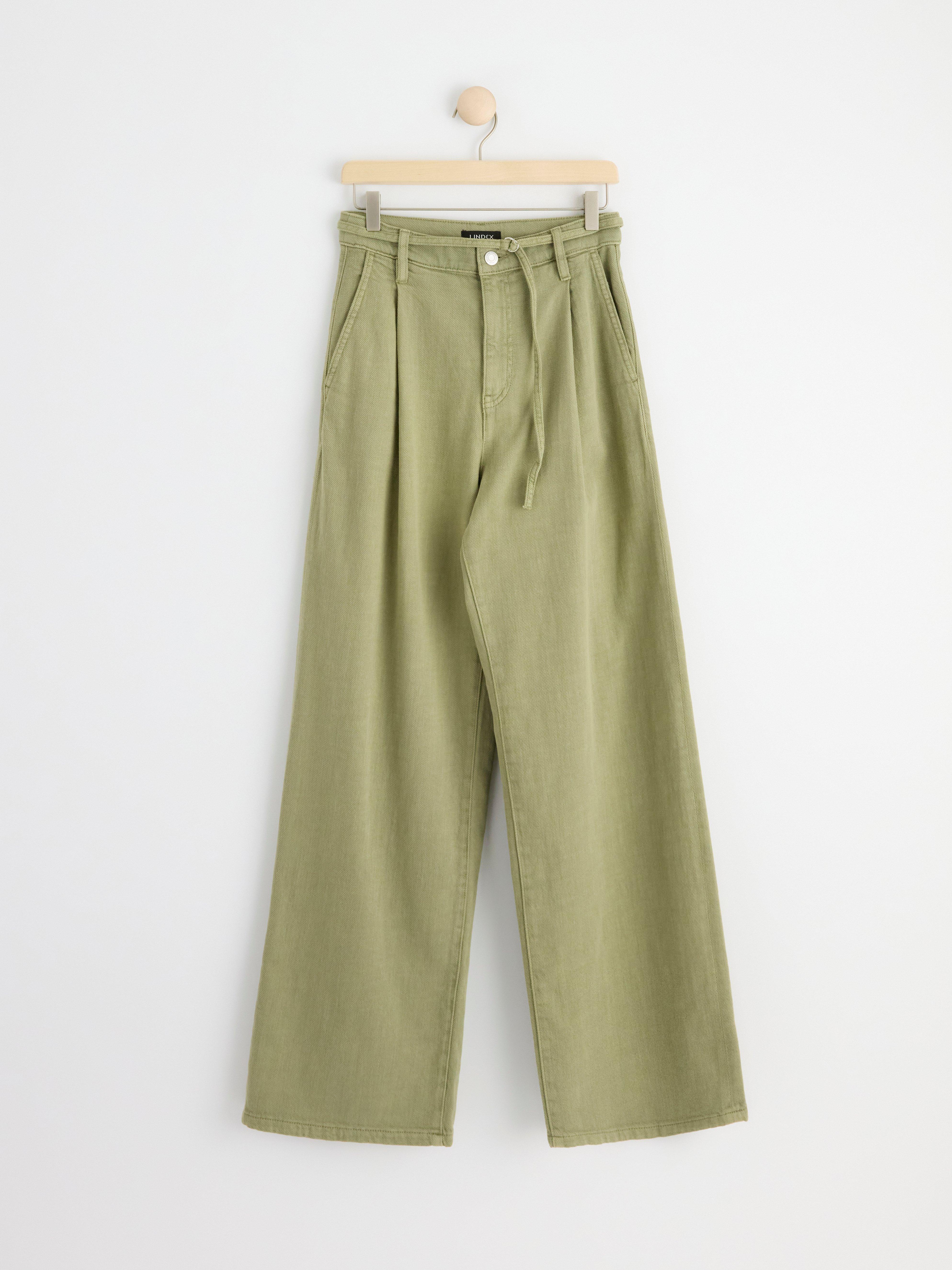 Wide trousers green