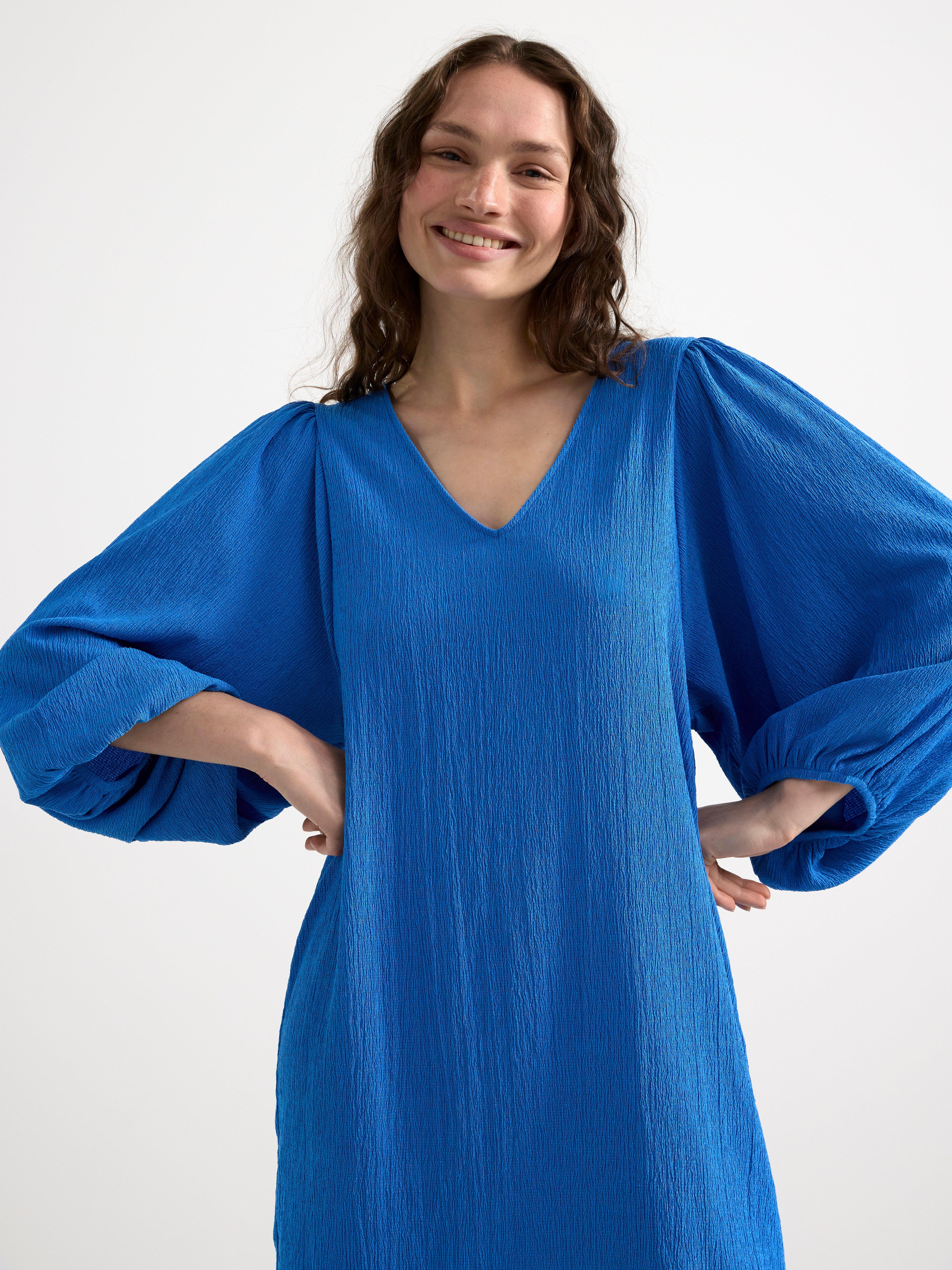 Puff sleeve tunic Strong Blue