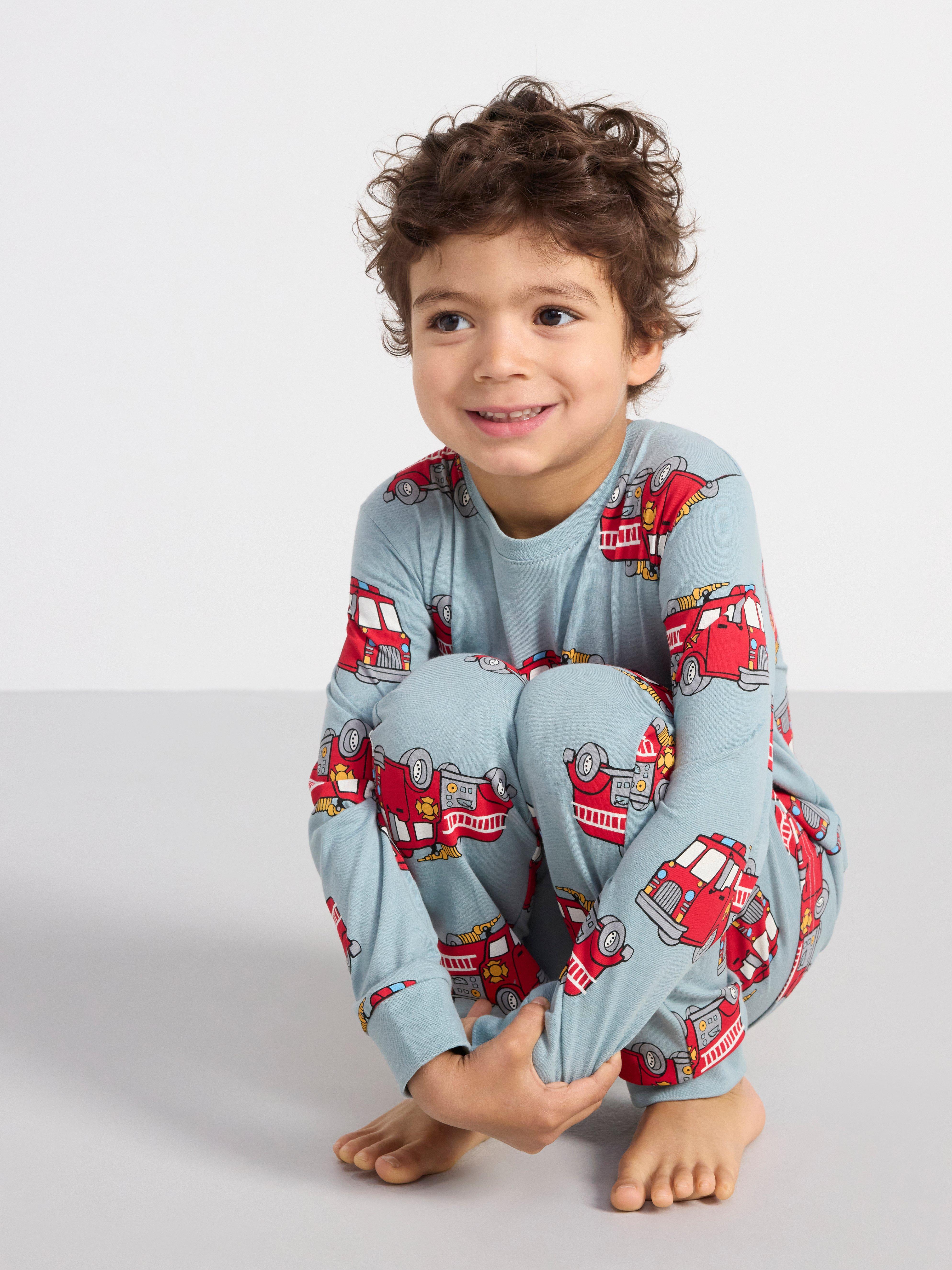 Pyjama set with top and trousers Light Dusty Blue