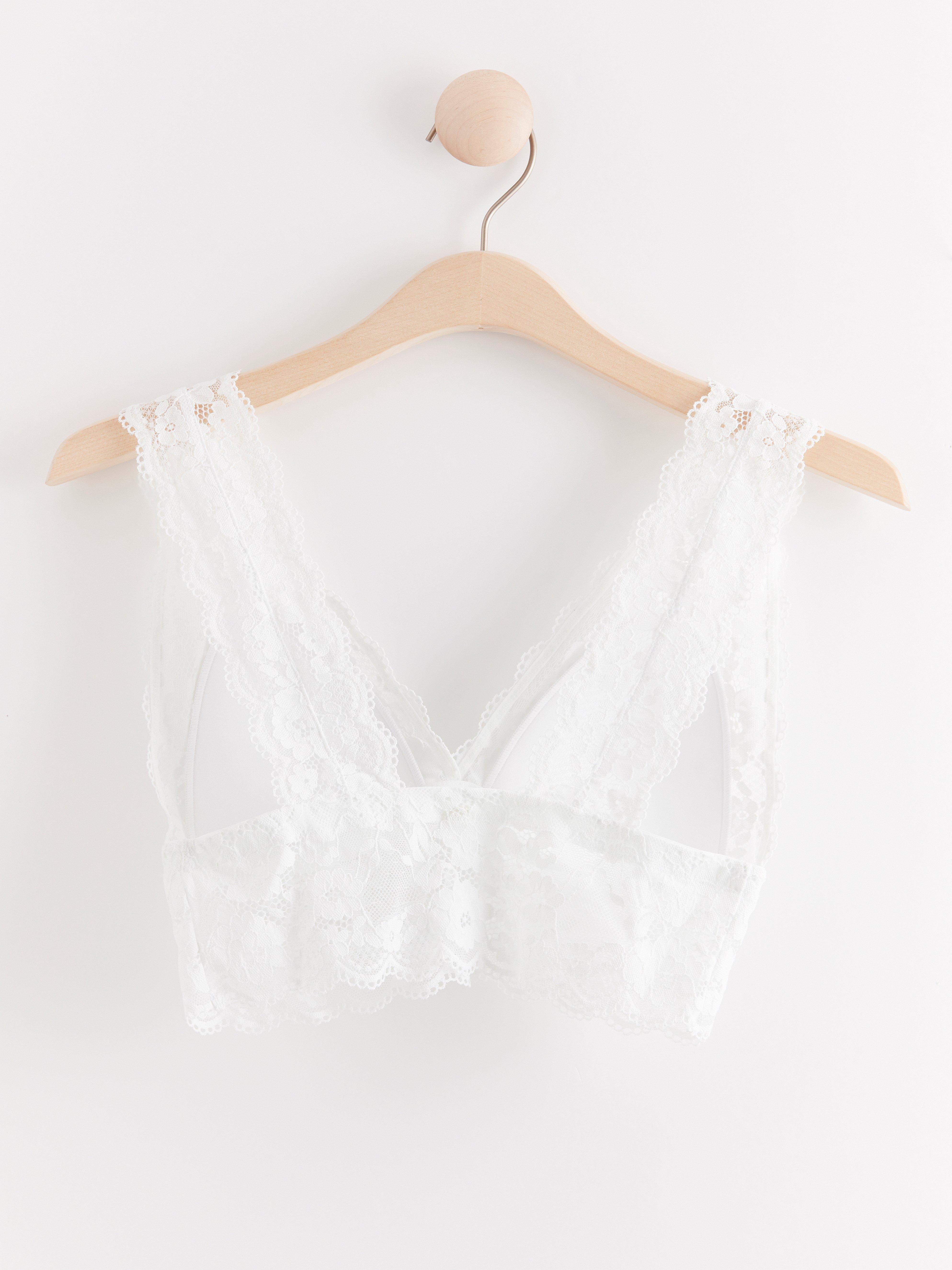 Bralette with lace White