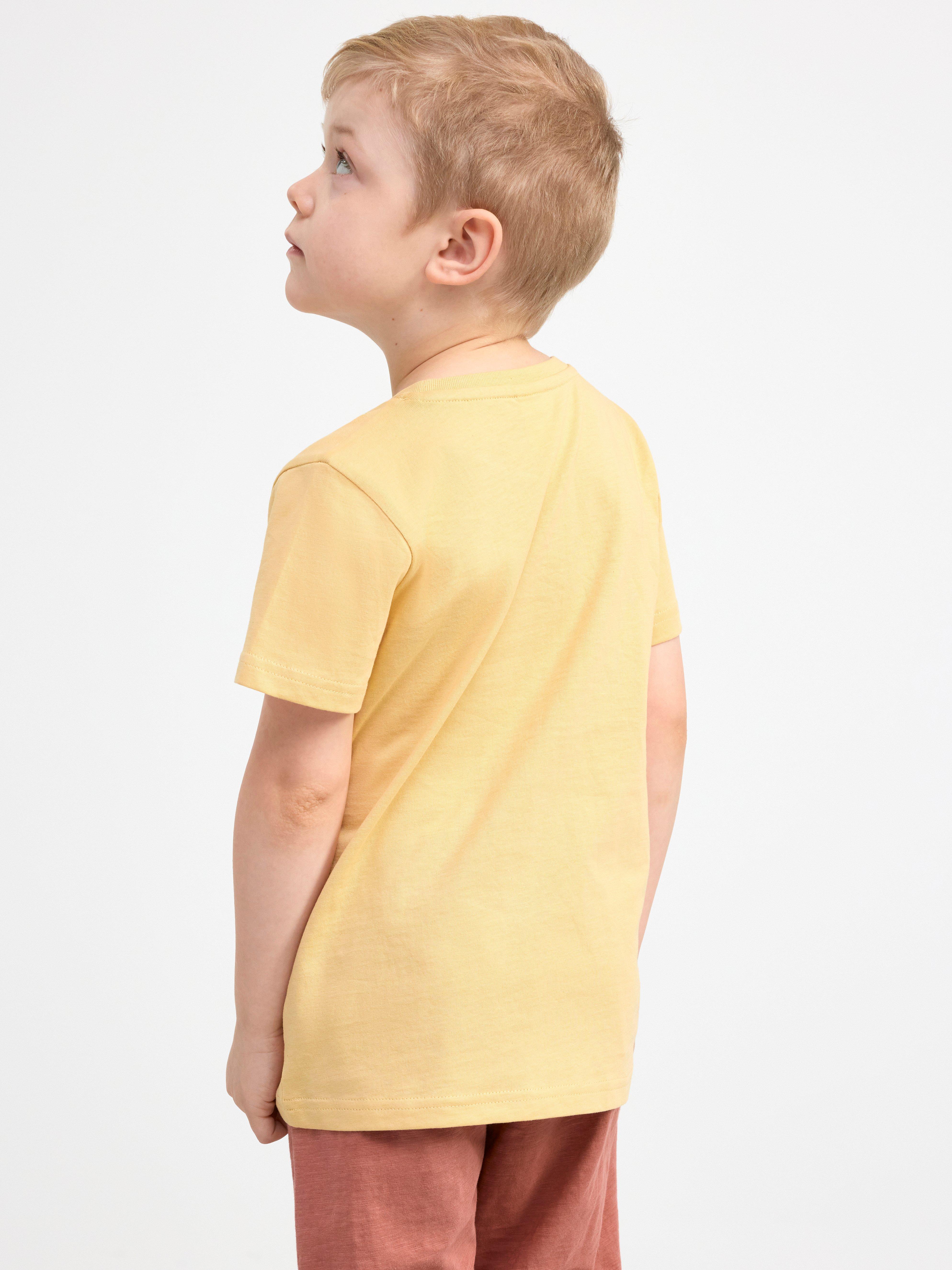 T-shirt with reversible sequins Light Dusty Yellow