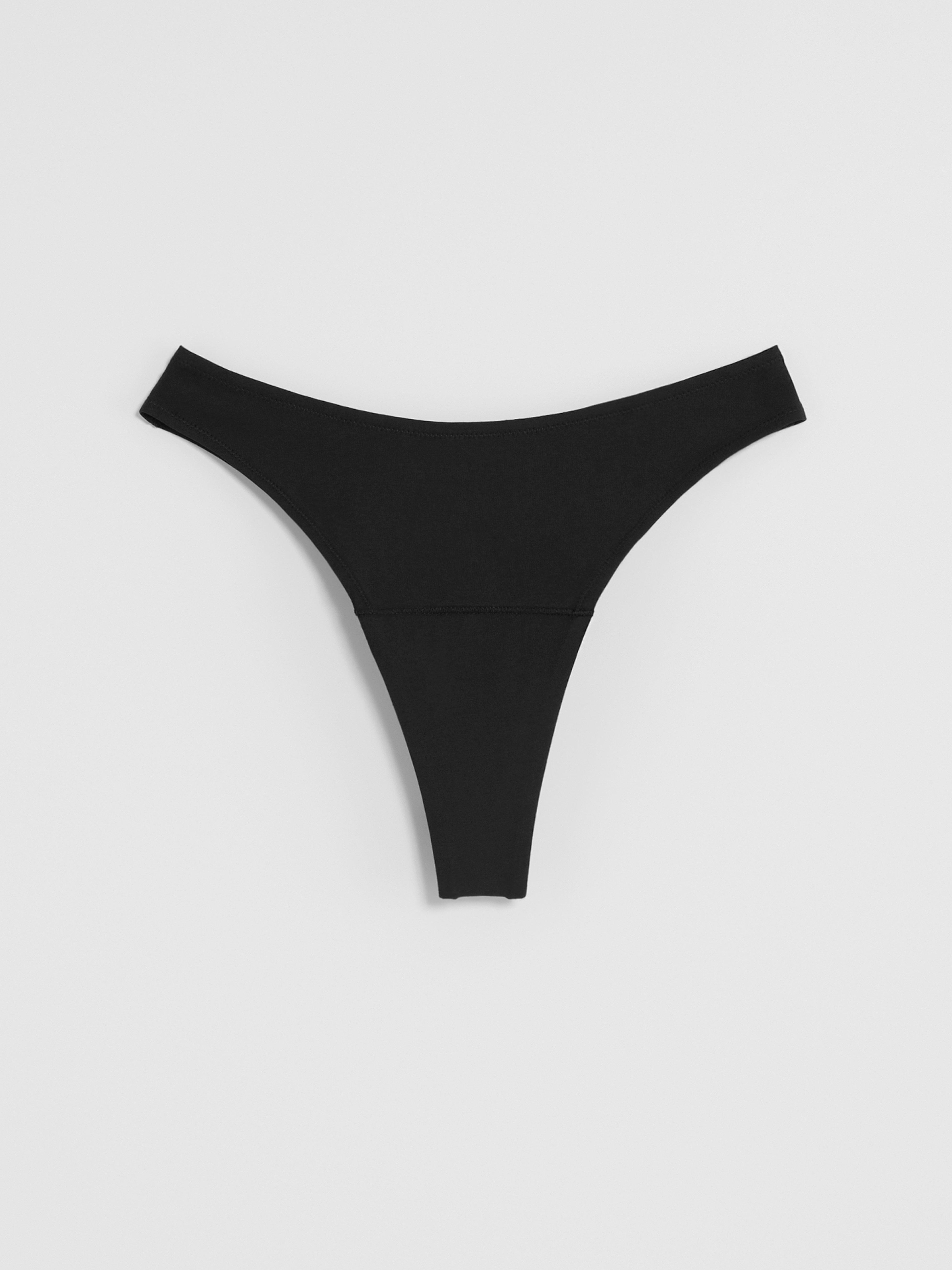 Engineered Thong Period Proof – Period Panty Light Absorbency Black