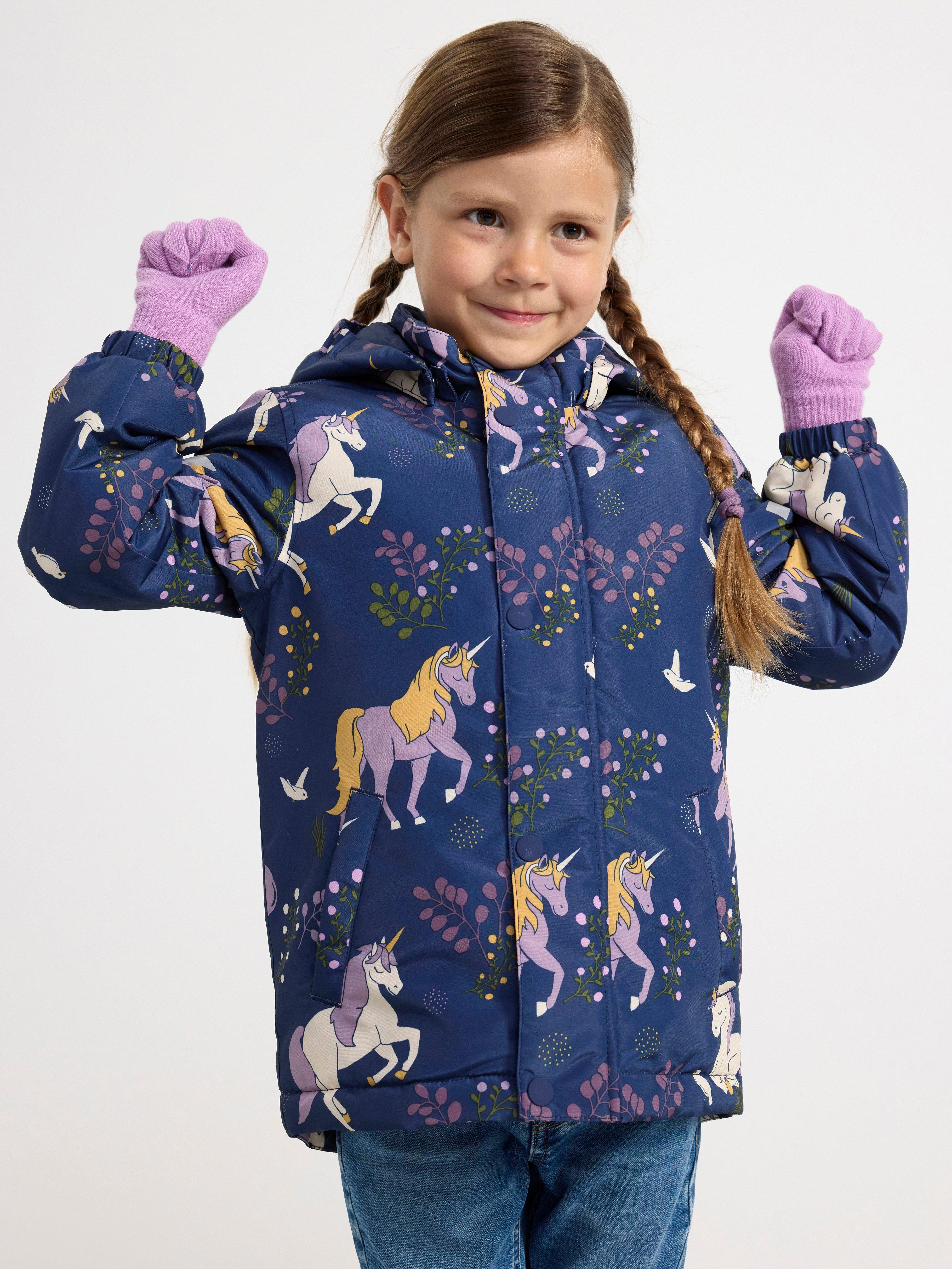 Water repellent padded jacket Dark Blue