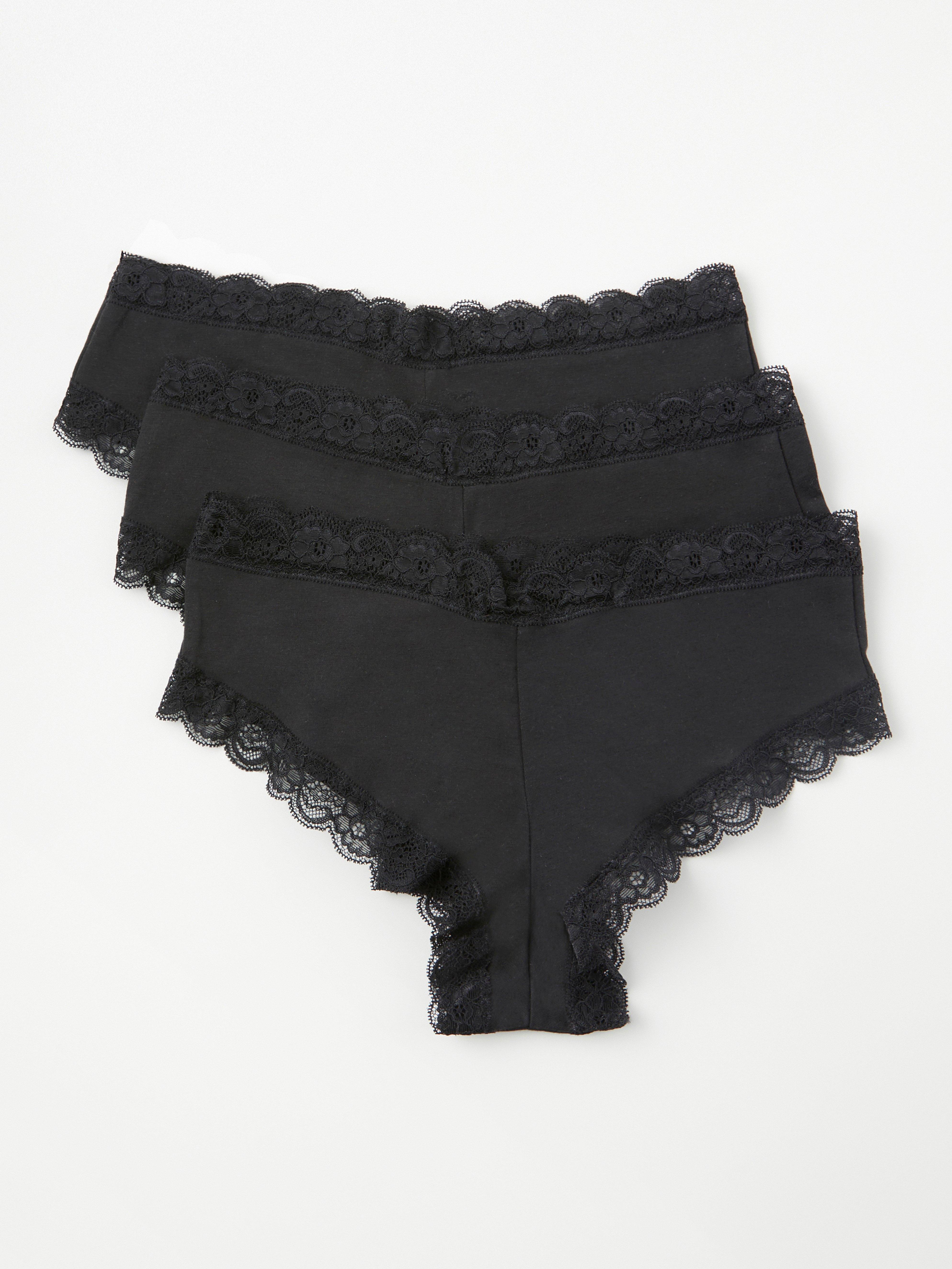 3-pack brazilian regular briefs Black