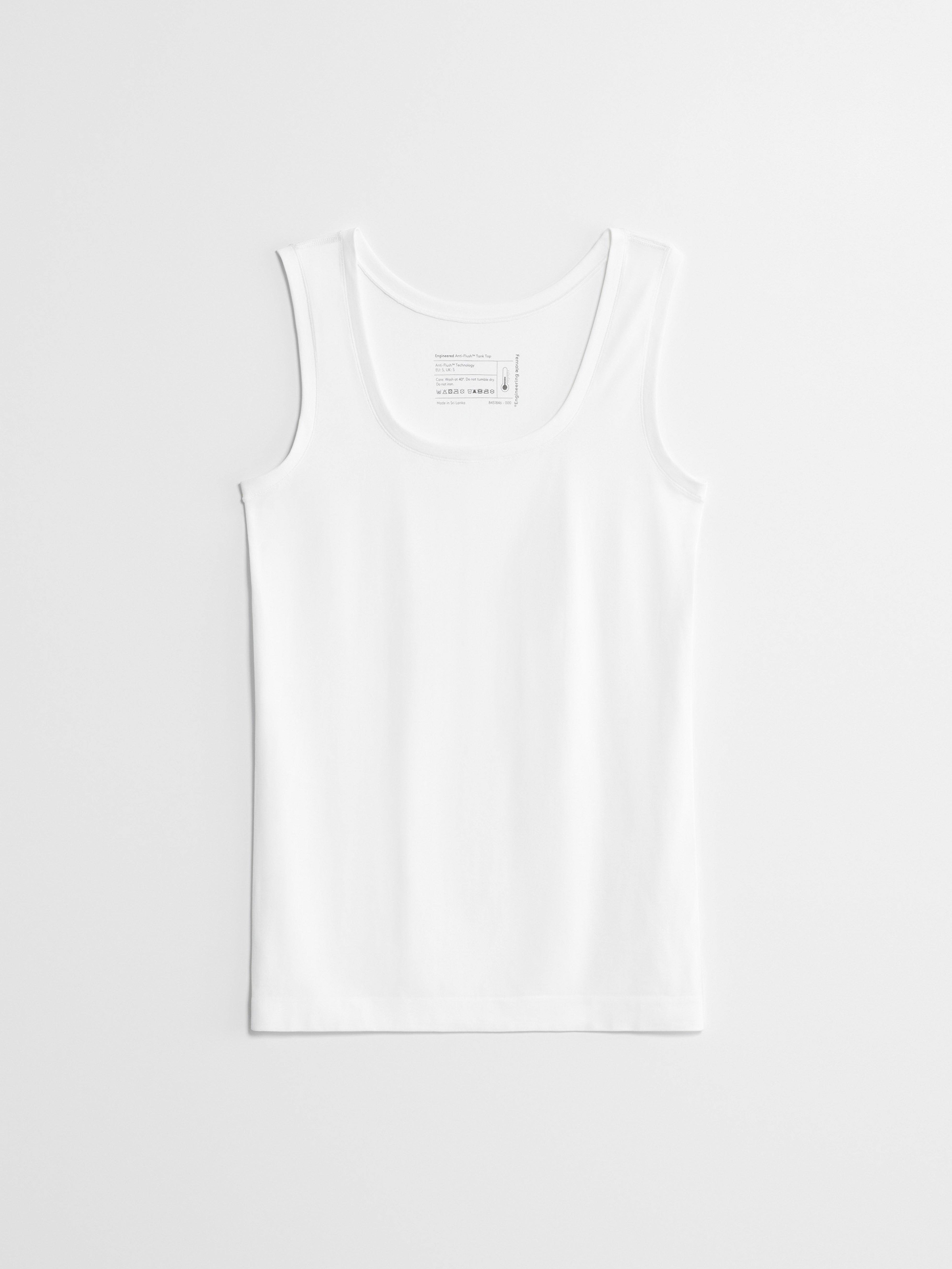 Engineered Anti-flush™️ Tank Top Light White