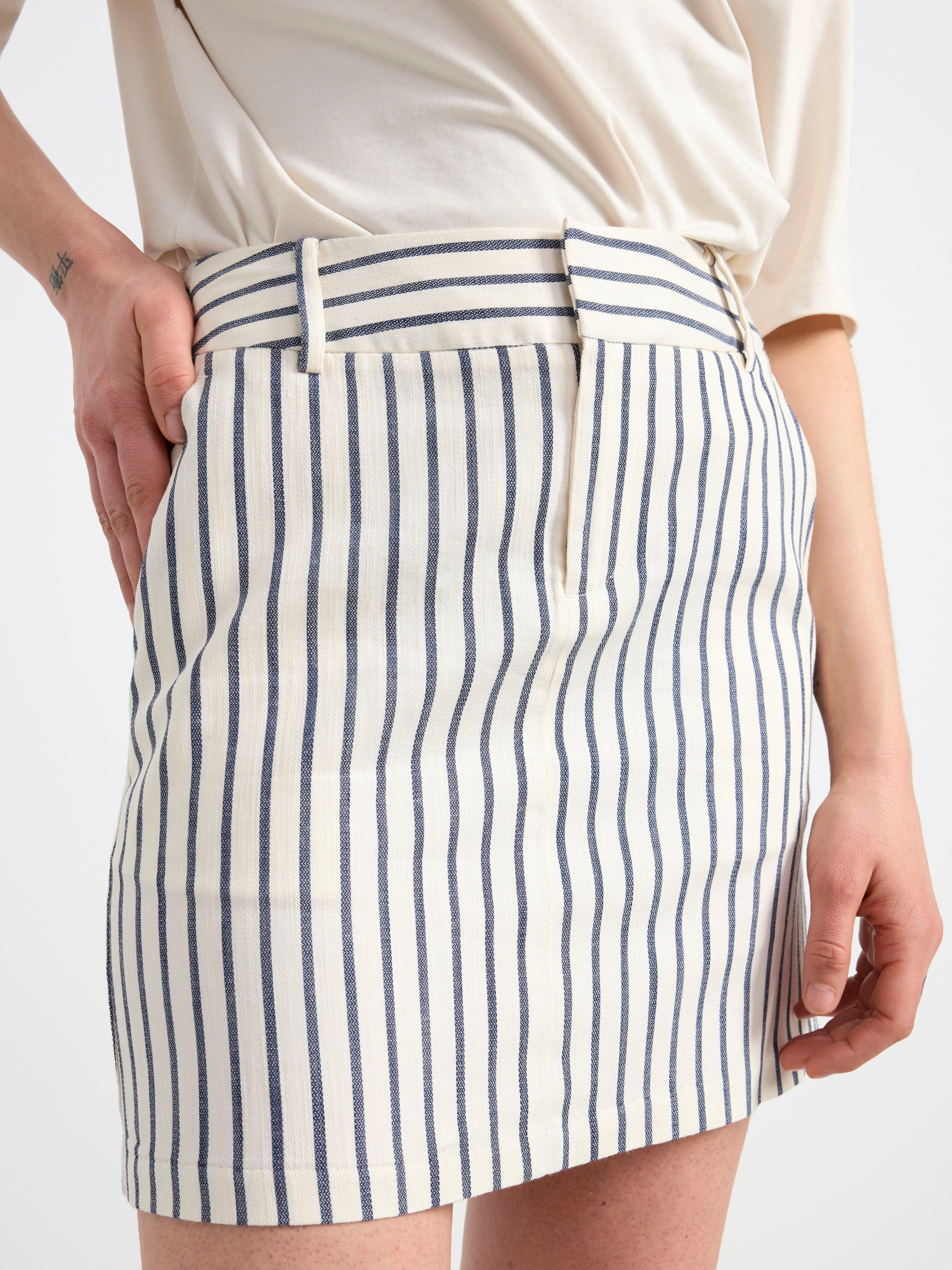 Striped mini skirt Off White
