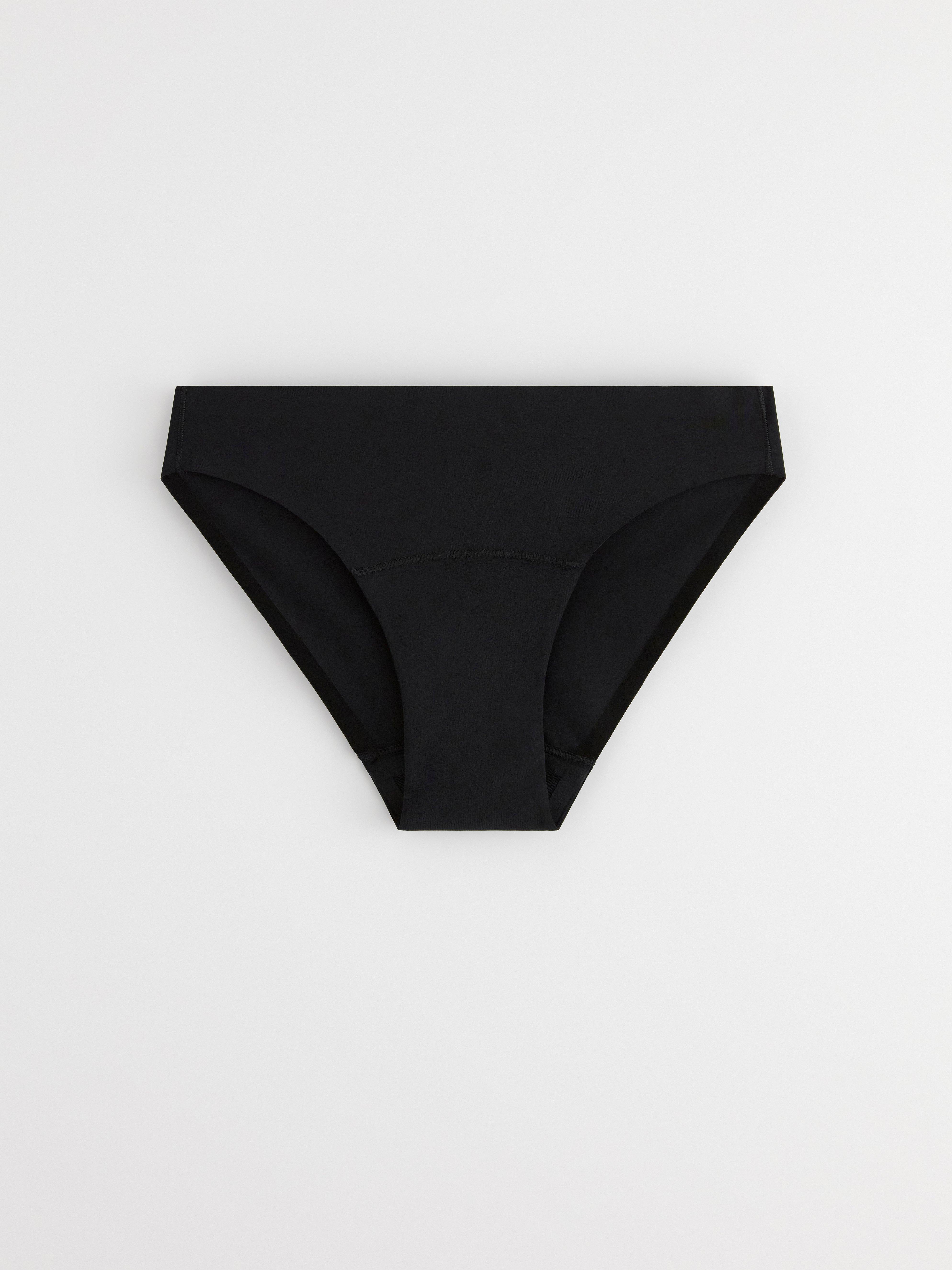 Engineered Bikini Period Proof – Period Panty Medium Absorbency Black