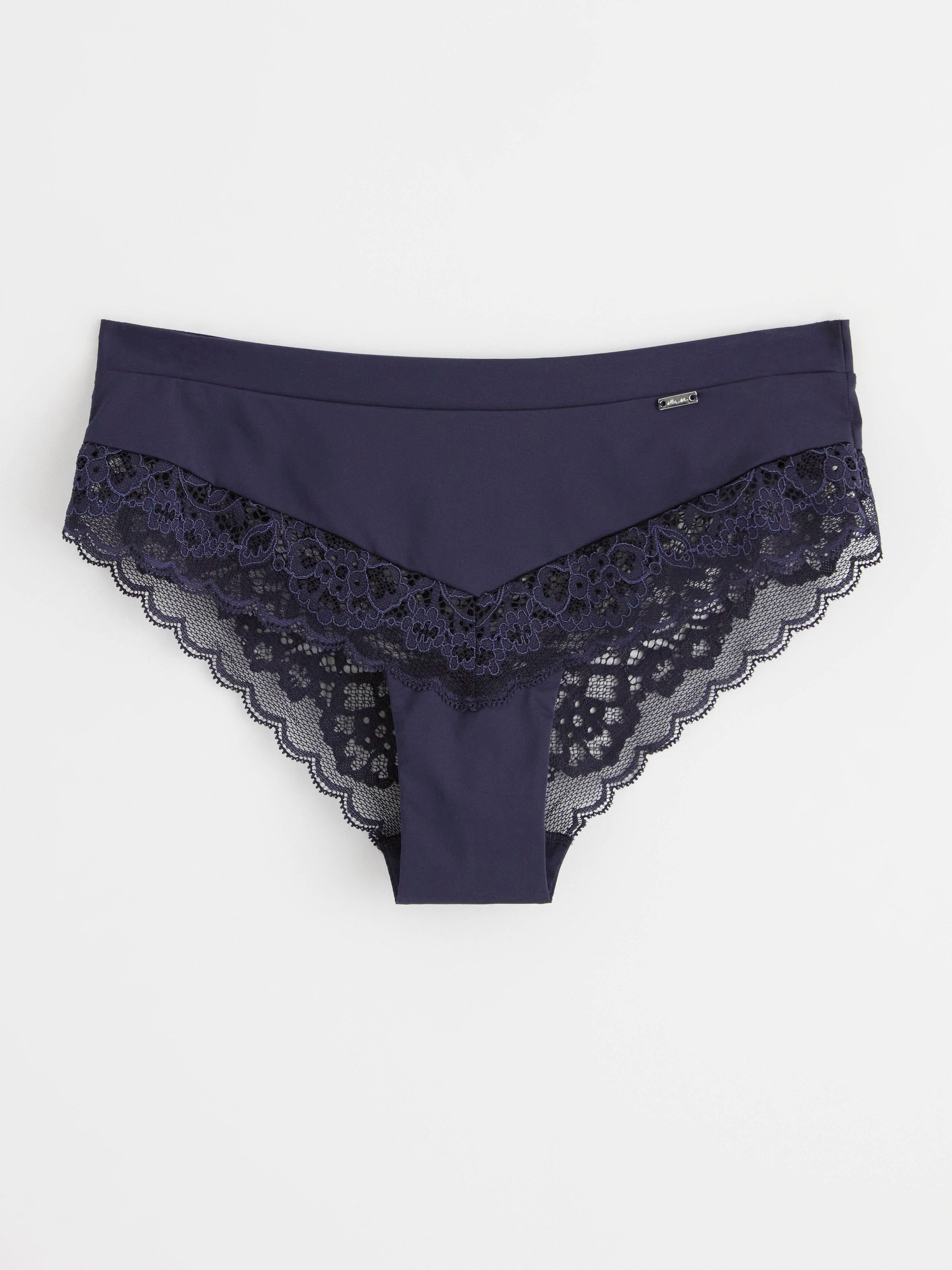 Brazilian briefs low waist Dark Dusty Blue