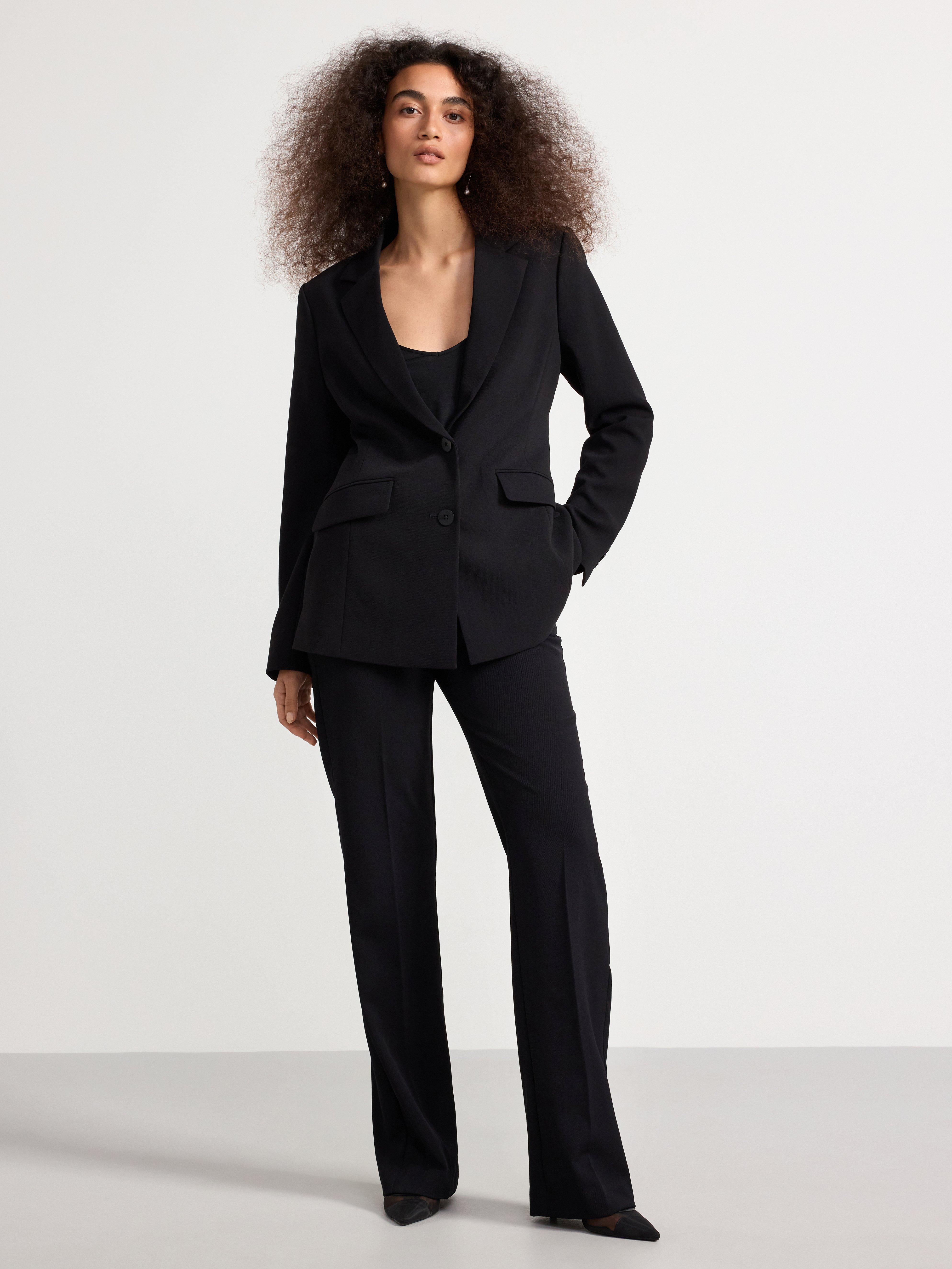 Blazer with double button closure Black