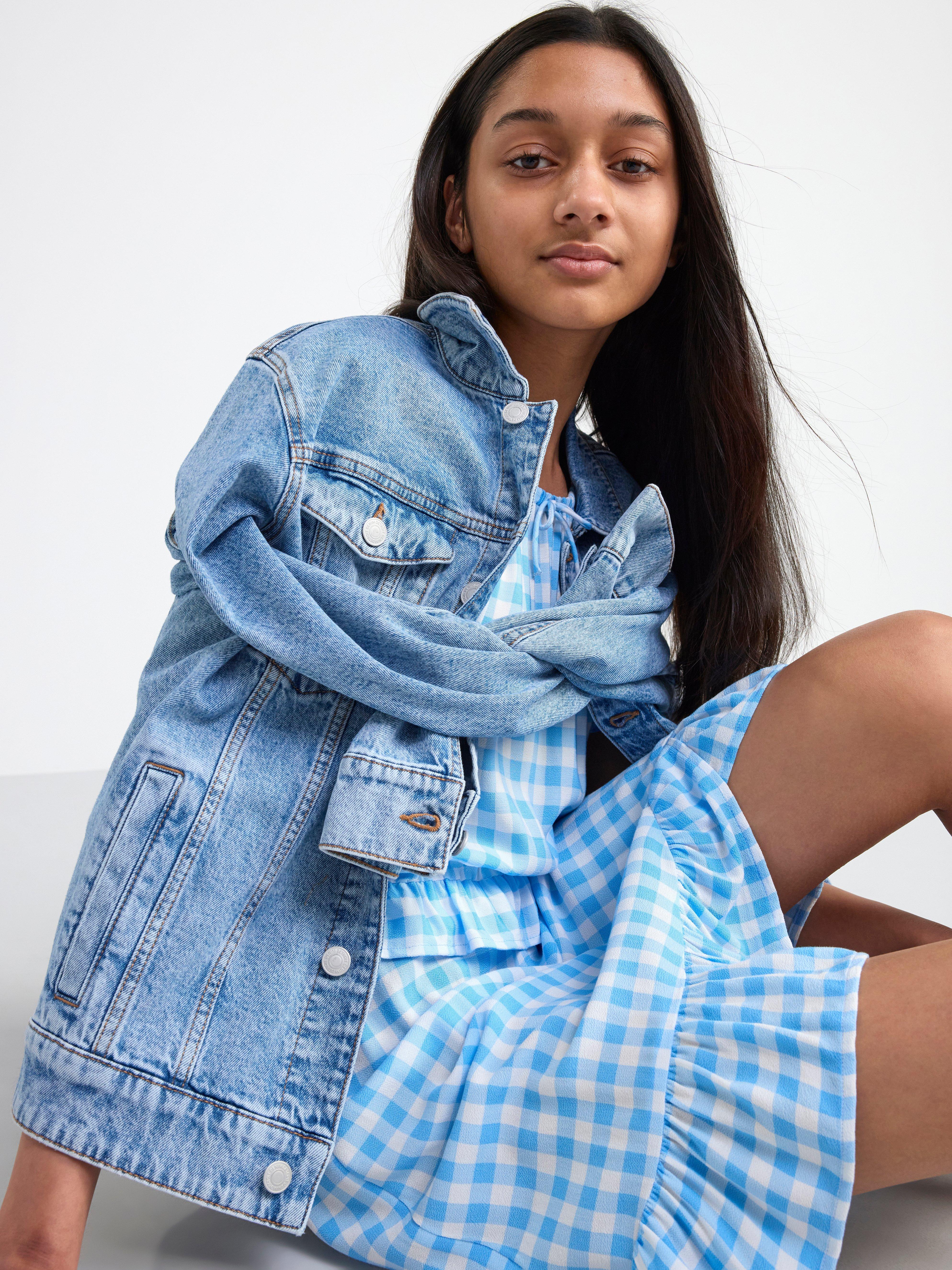 Puff sleeve blouse Light Dusty Blue