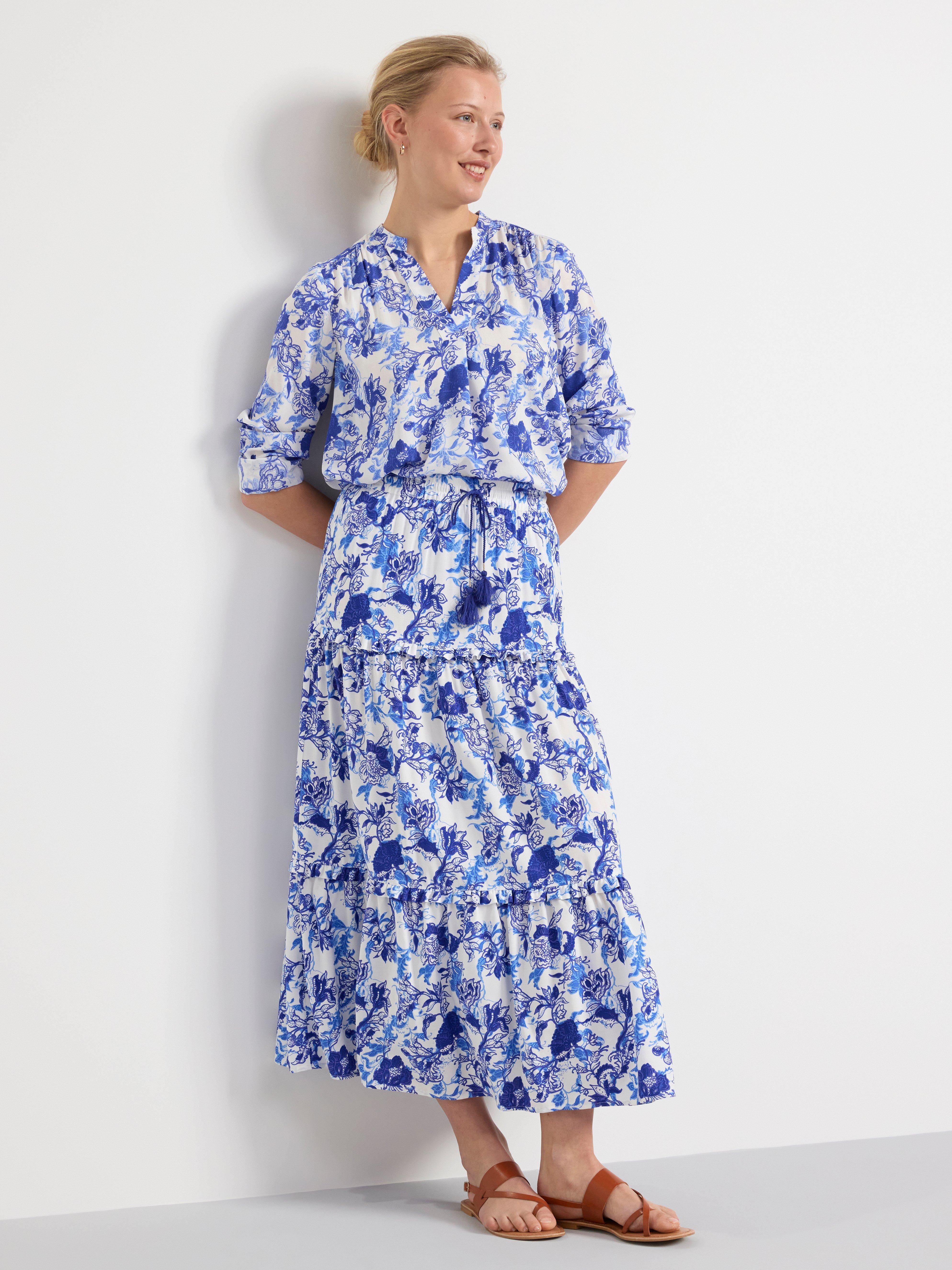 Long sleeve blouse Light Dusty White