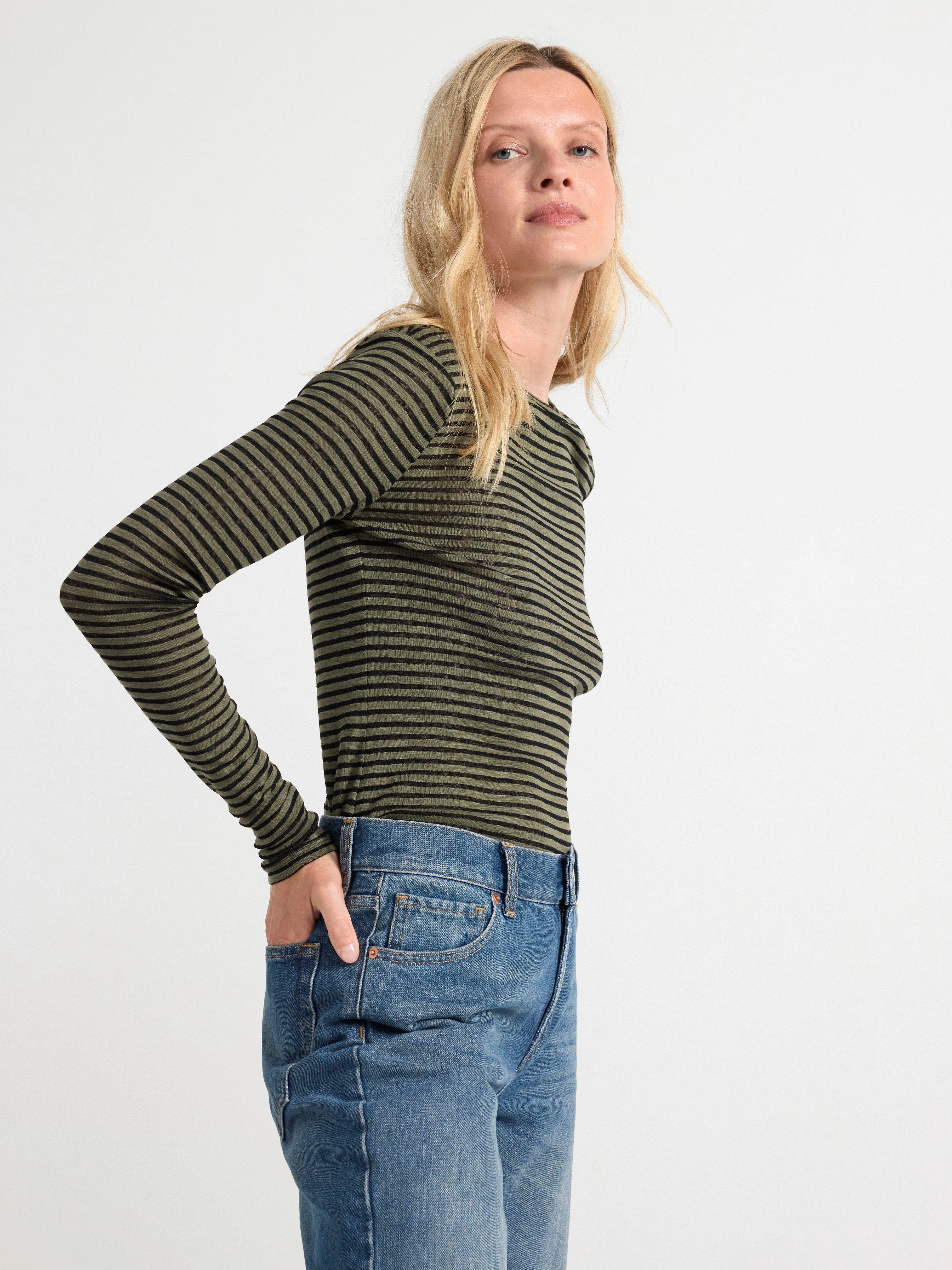 Long sleeve top Dark green