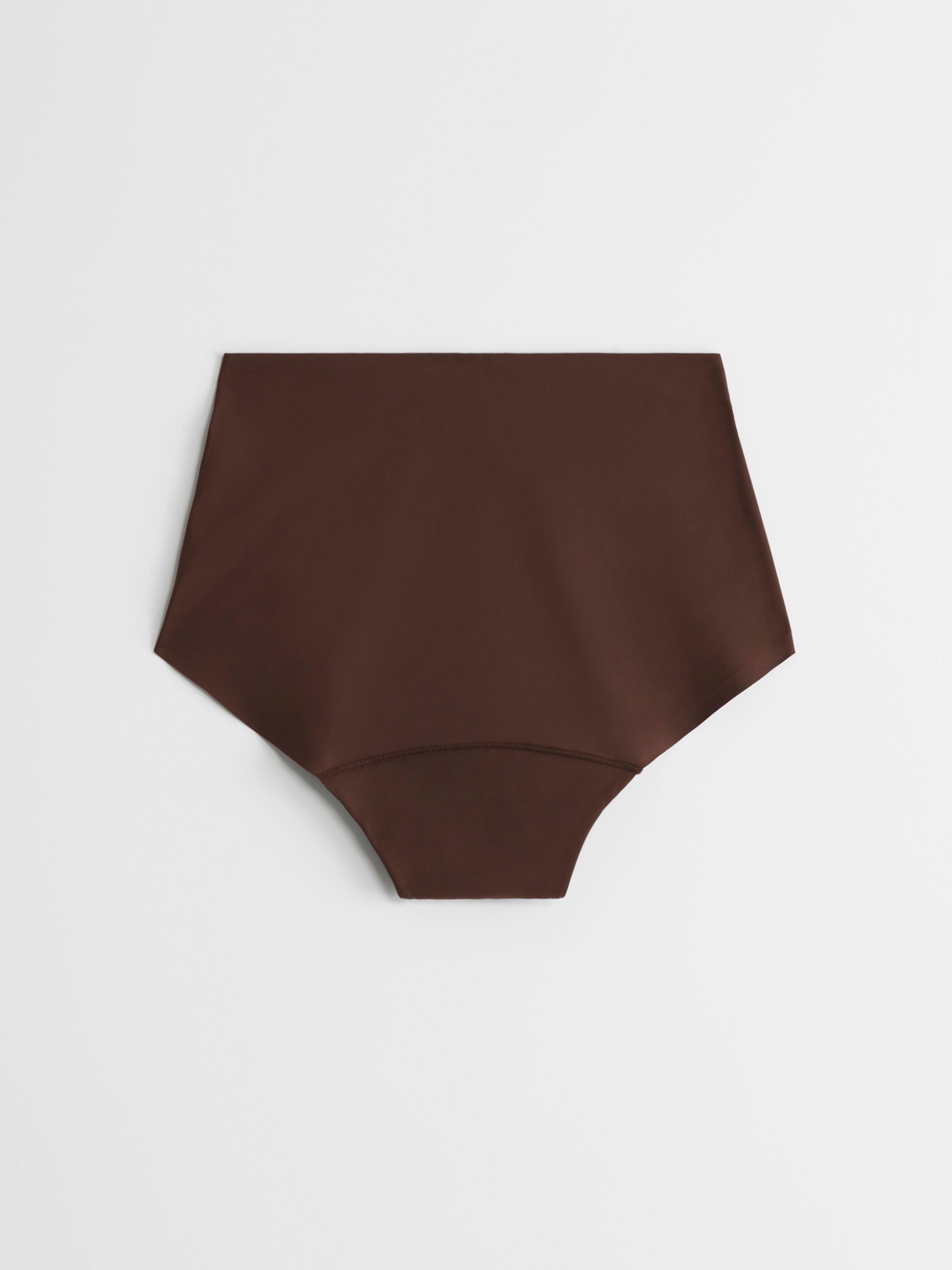 Engineered High Waist Period Proof – Period Panty High Absorbency DK Brown